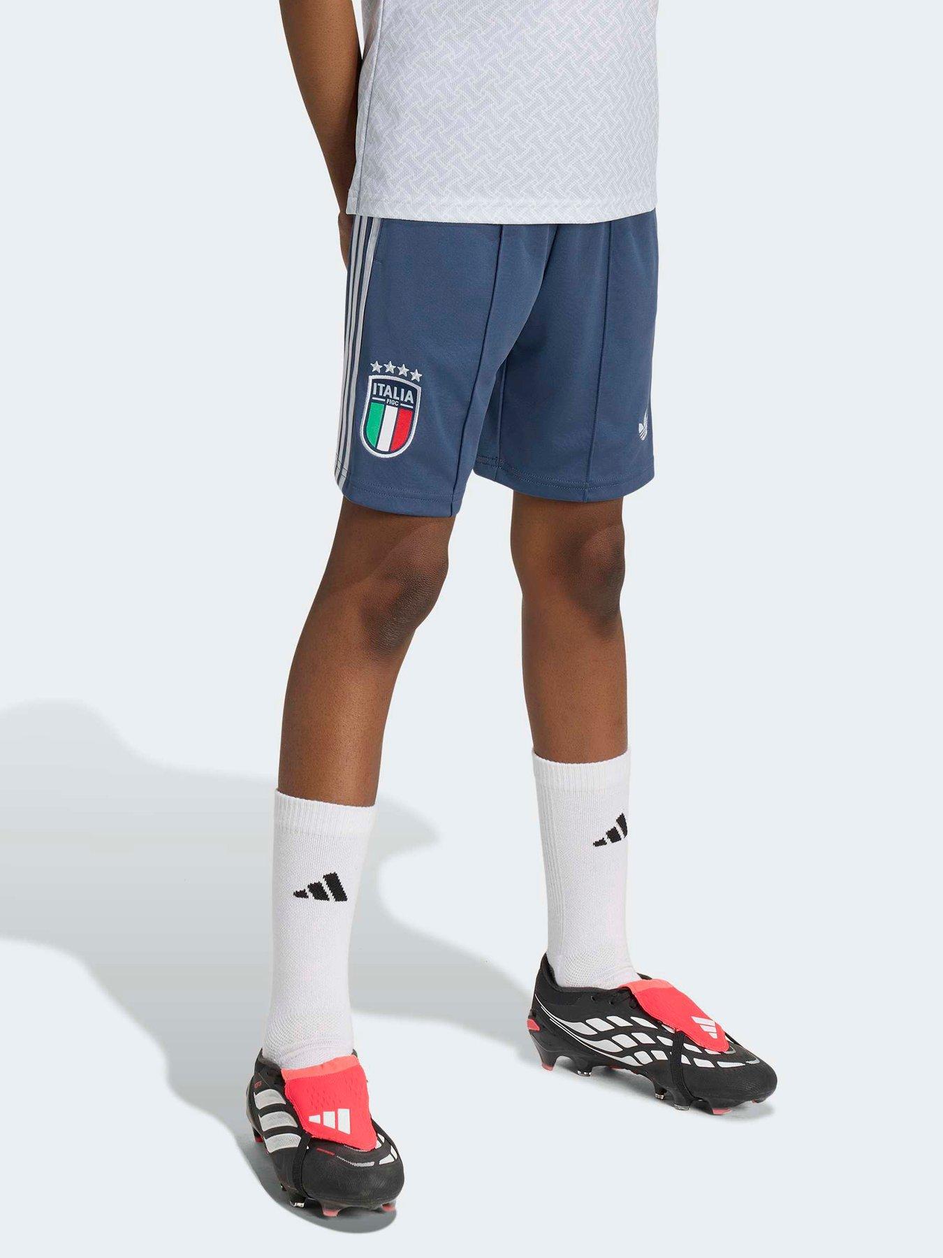 adidas Junior Italy 26 Away Replica Football Shorts - Blue