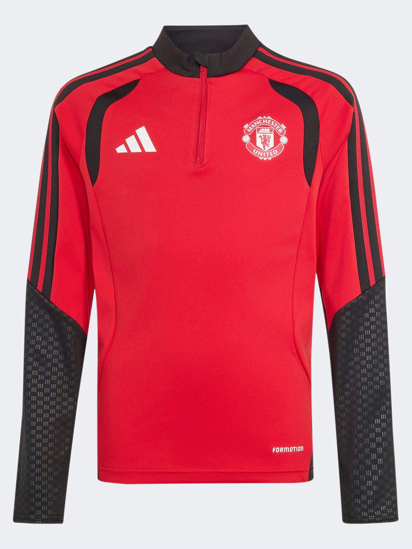Image 2 of 6 of adidas Junior Manchester United 26/27 Training Top - Red