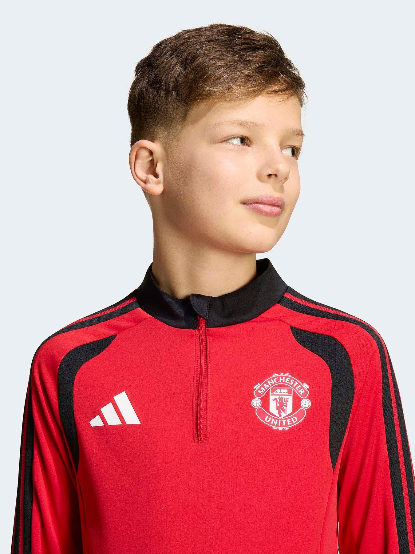 Image 5 of 6 of adidas Junior Manchester United 26/27 Training Top - Red