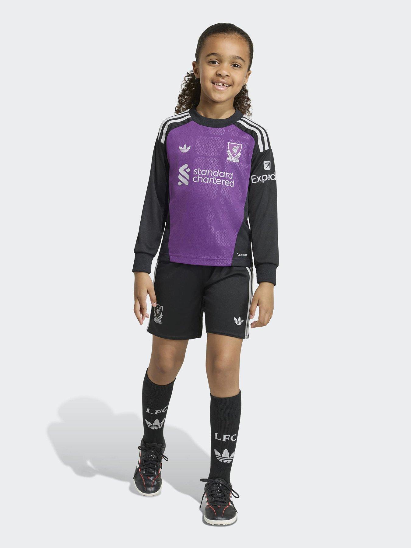 adidas Junior Liverpool Fc 26/27 Away Goal Keeper Mini Kit - Black