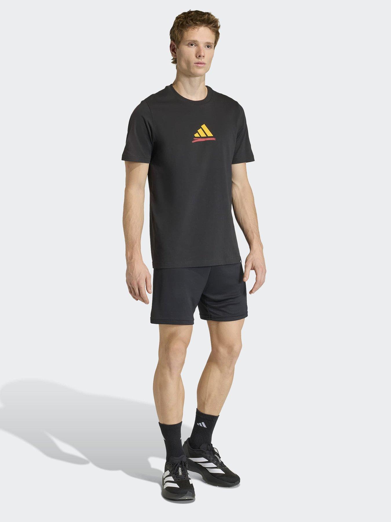 Image 3 of 5 of adidas Mens Germany World Cup T-Shirt - Black