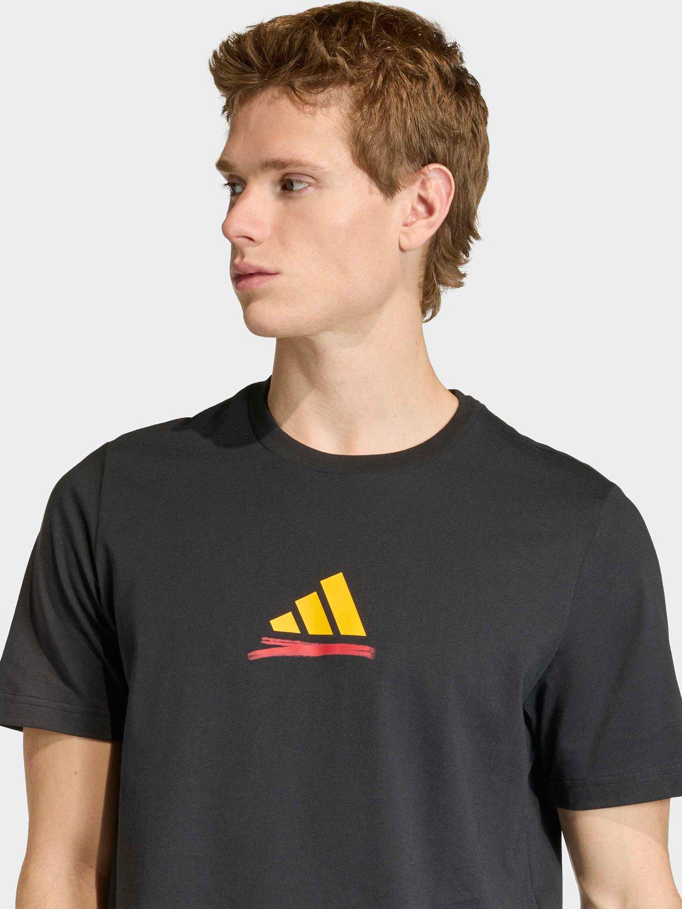 Image 5 of 5 of adidas Mens Germany World Cup T-Shirt - Black