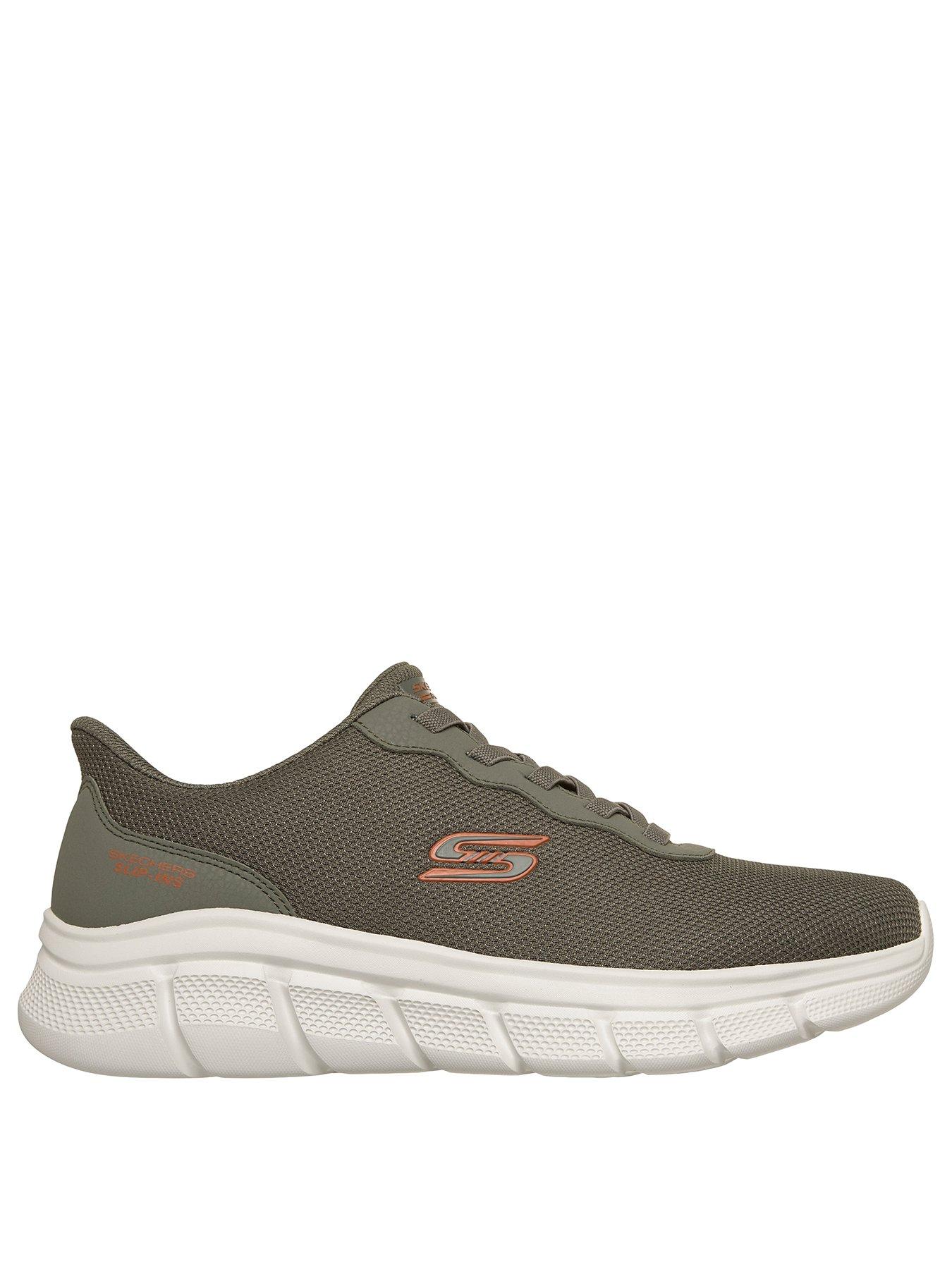 Image 2 of 6 of Skechers Slip-On Bungee Mesh Trainers - Green
