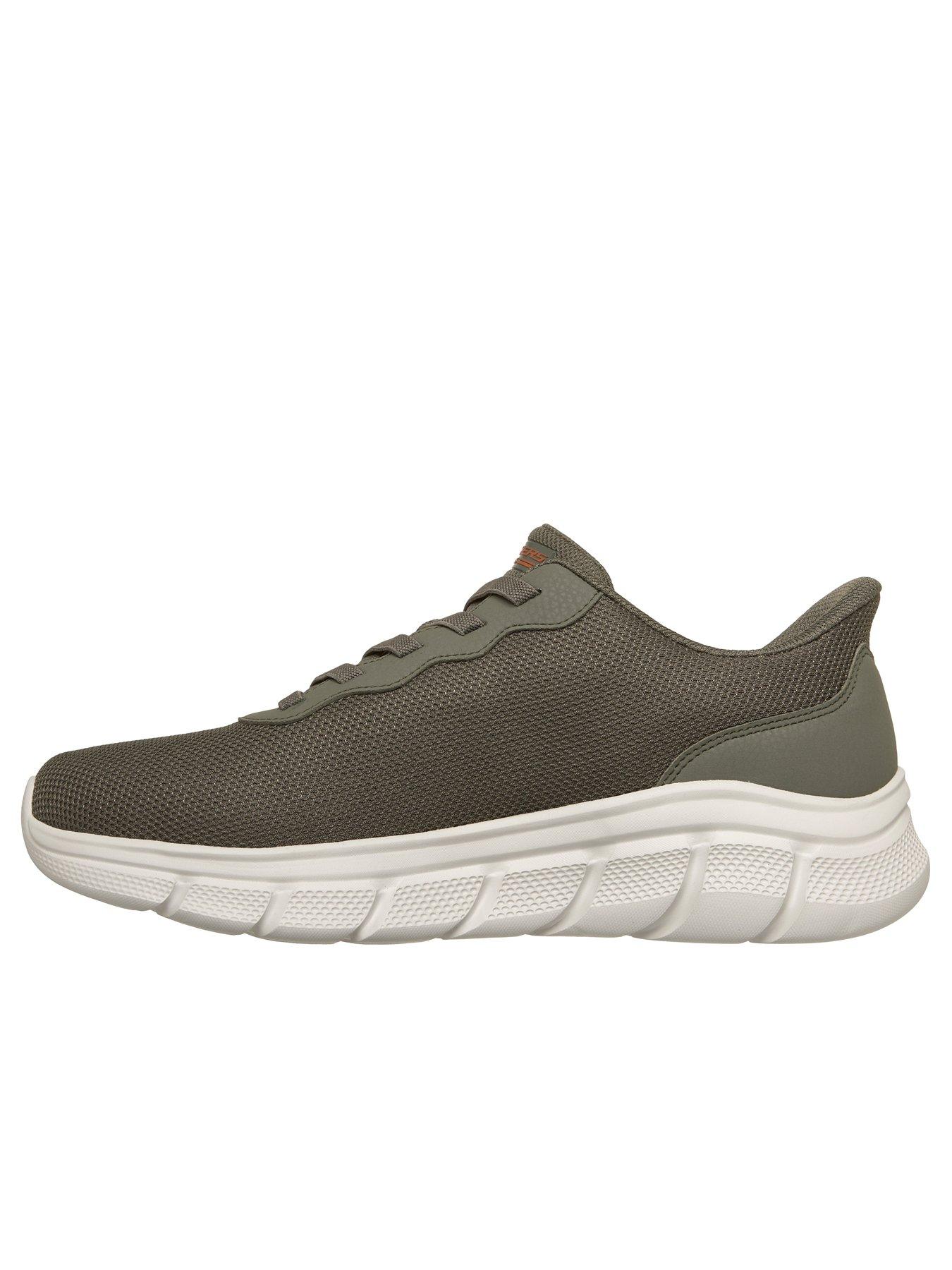 Image 5 of 6 of Skechers Slip-On Bungee Mesh Trainers - Green