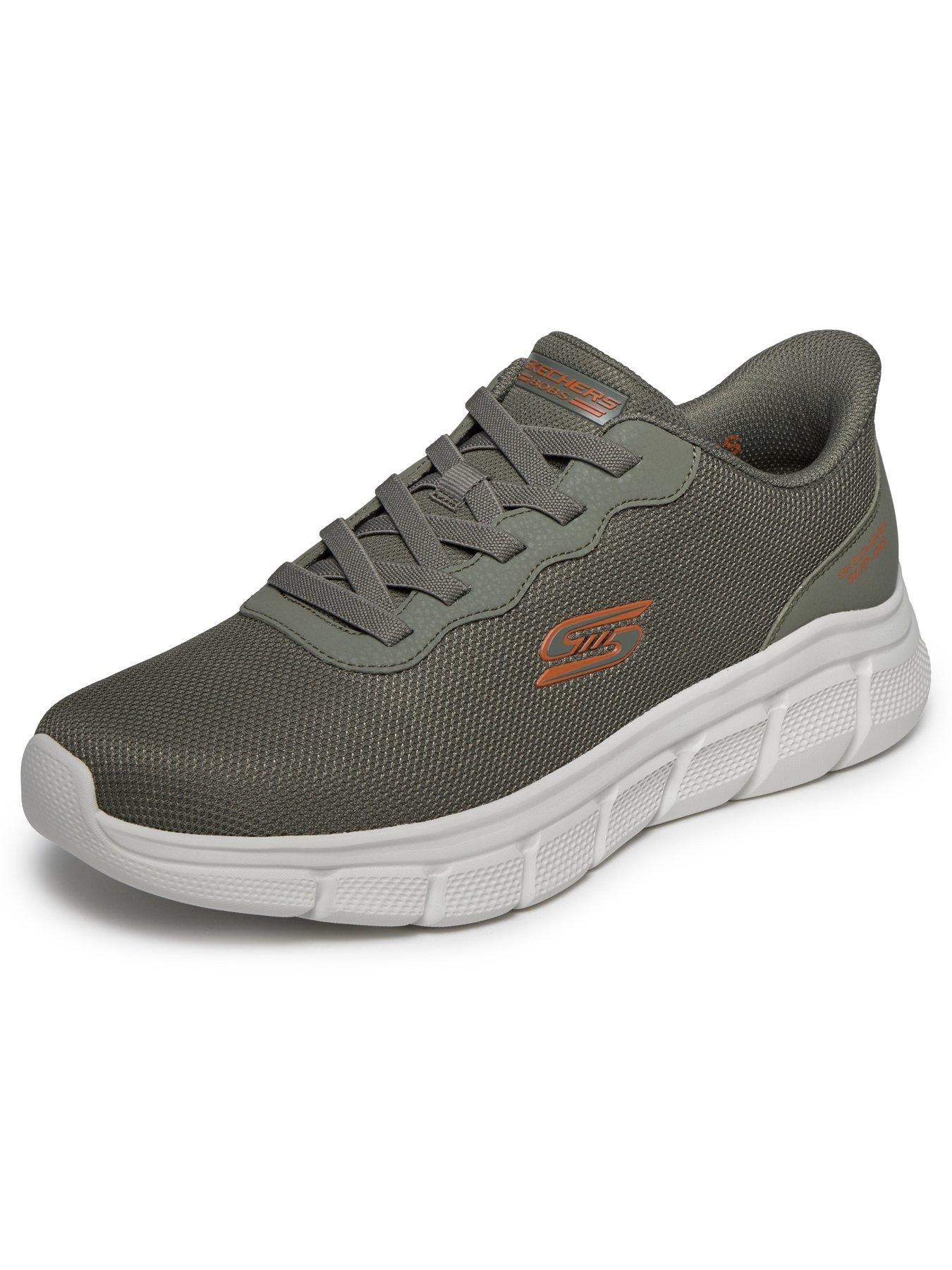 Image 6 of 6 of Skechers Slip-On Bungee Mesh Trainers - Green