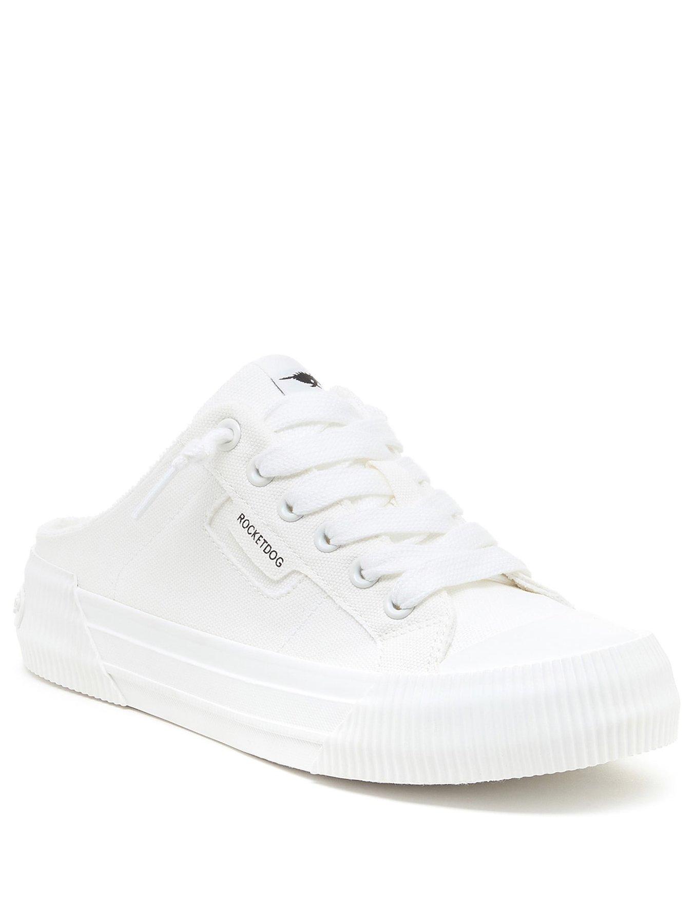  image of rocket-dog-cheery-mule-canvas-trainer--white