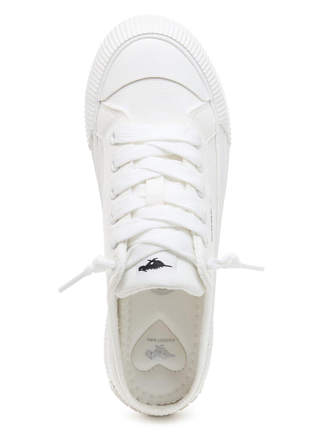 Image 4 of 6 of Rocket Dog Cheery Mule Canvas Trainer -white