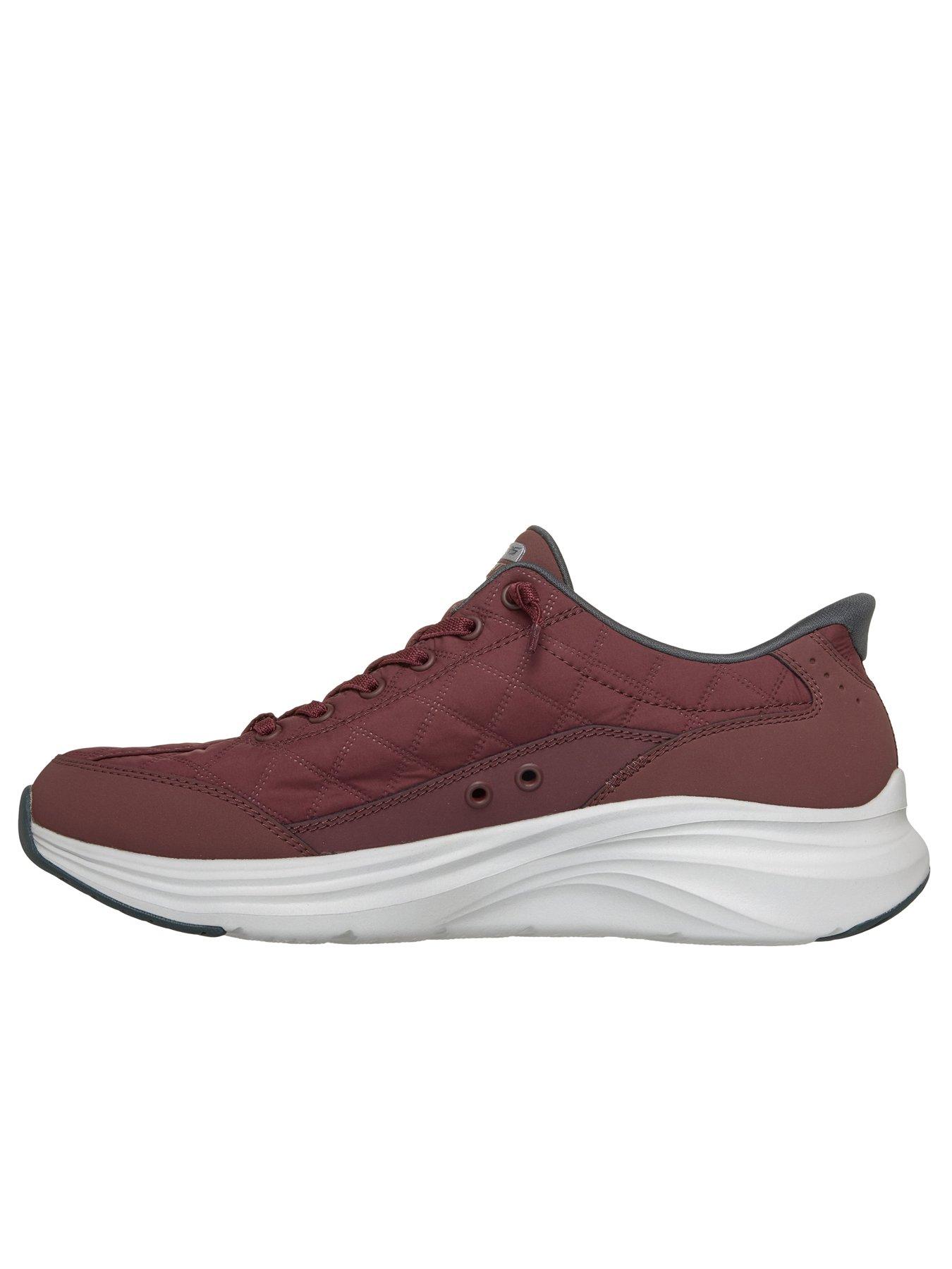 Image 5 of 6 of Skechers Contour Foamcozy Fit Slip-Ins Deconstructed Quilted Sneaker - Dark Red