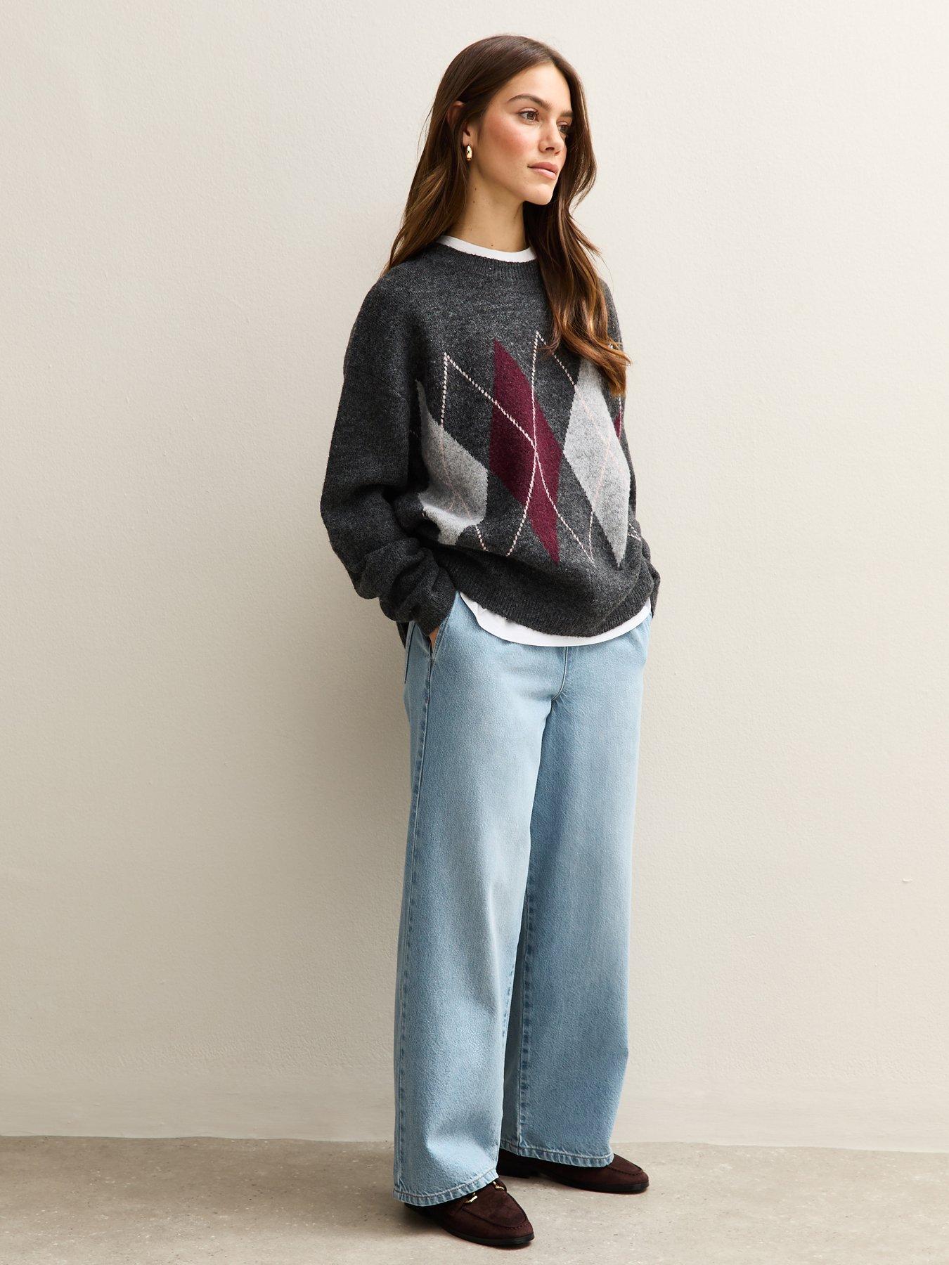  image of new-look-petite-pull-on-wide-leg-jeans-light-blue
