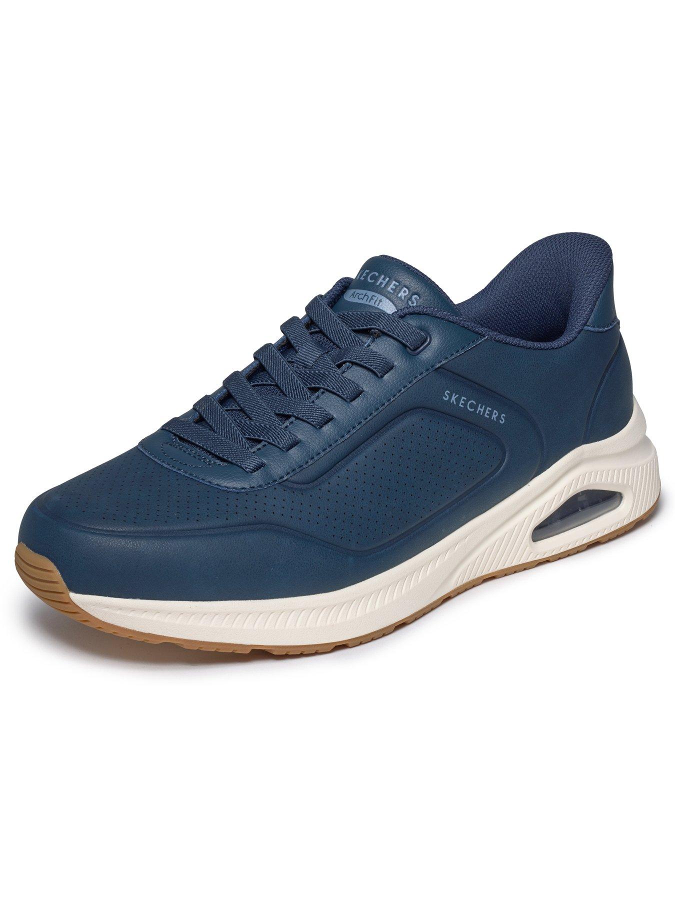 Image 6 of 6 of Skechers Arch Fit Slip-On Trainers - Navy