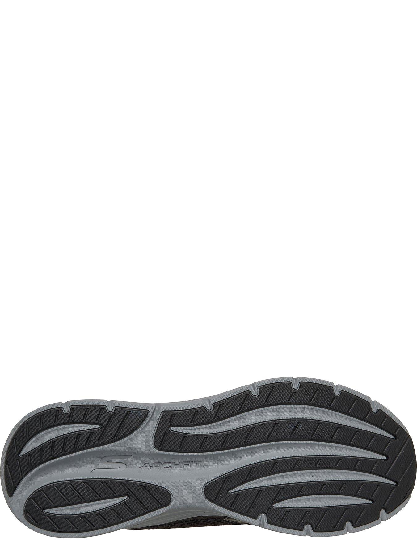 Image 4 of 6 of Skechers Arch Fit 30Slip-Ins Overlay Retro Walker Trainers - Black