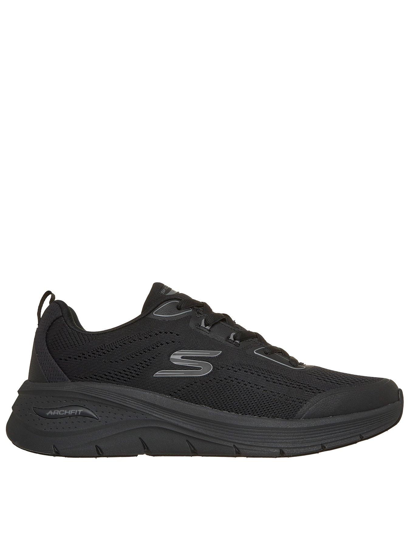 Skechers Mesh Arch Fit Trainers  - Black