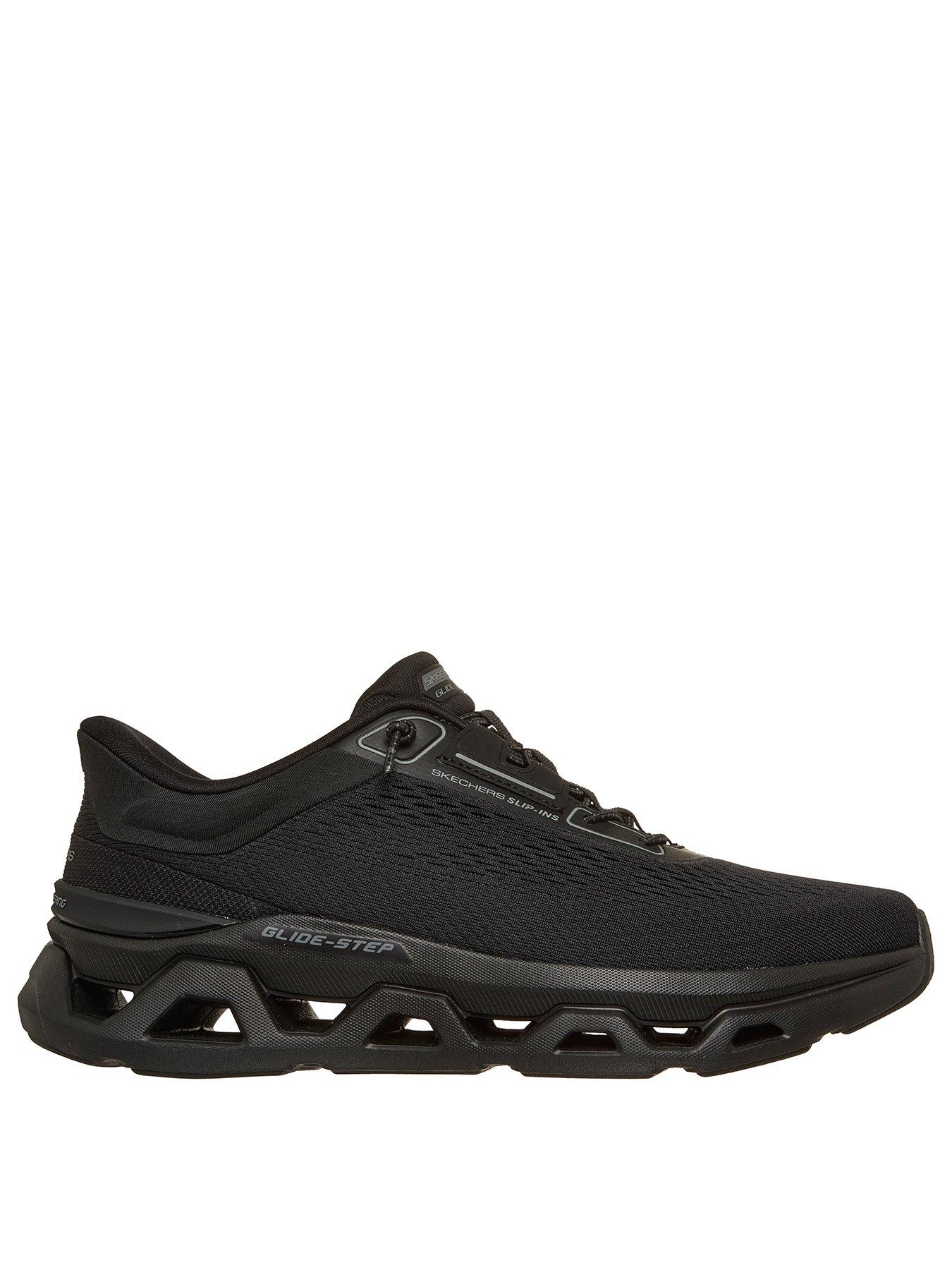 Image 2 of 5 of Skechers Glide-Step Altusslip-Ins Engineered Mesh Bungee Slip On Trainers - Black