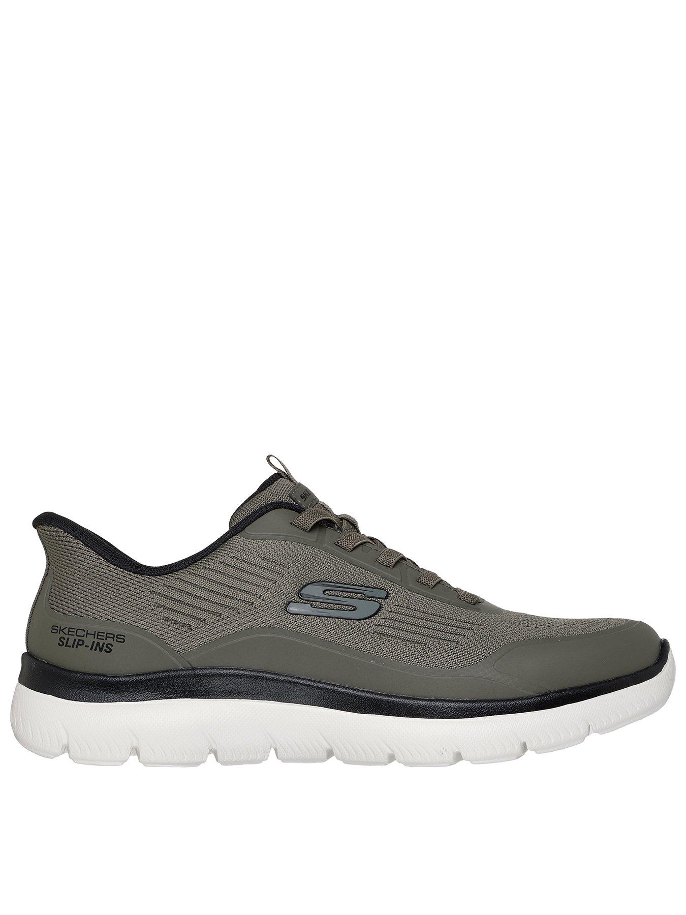 Image 1 of 5 of Skechers Summitsslip-Ins Engineered Knit Slip On Sneaker - Green