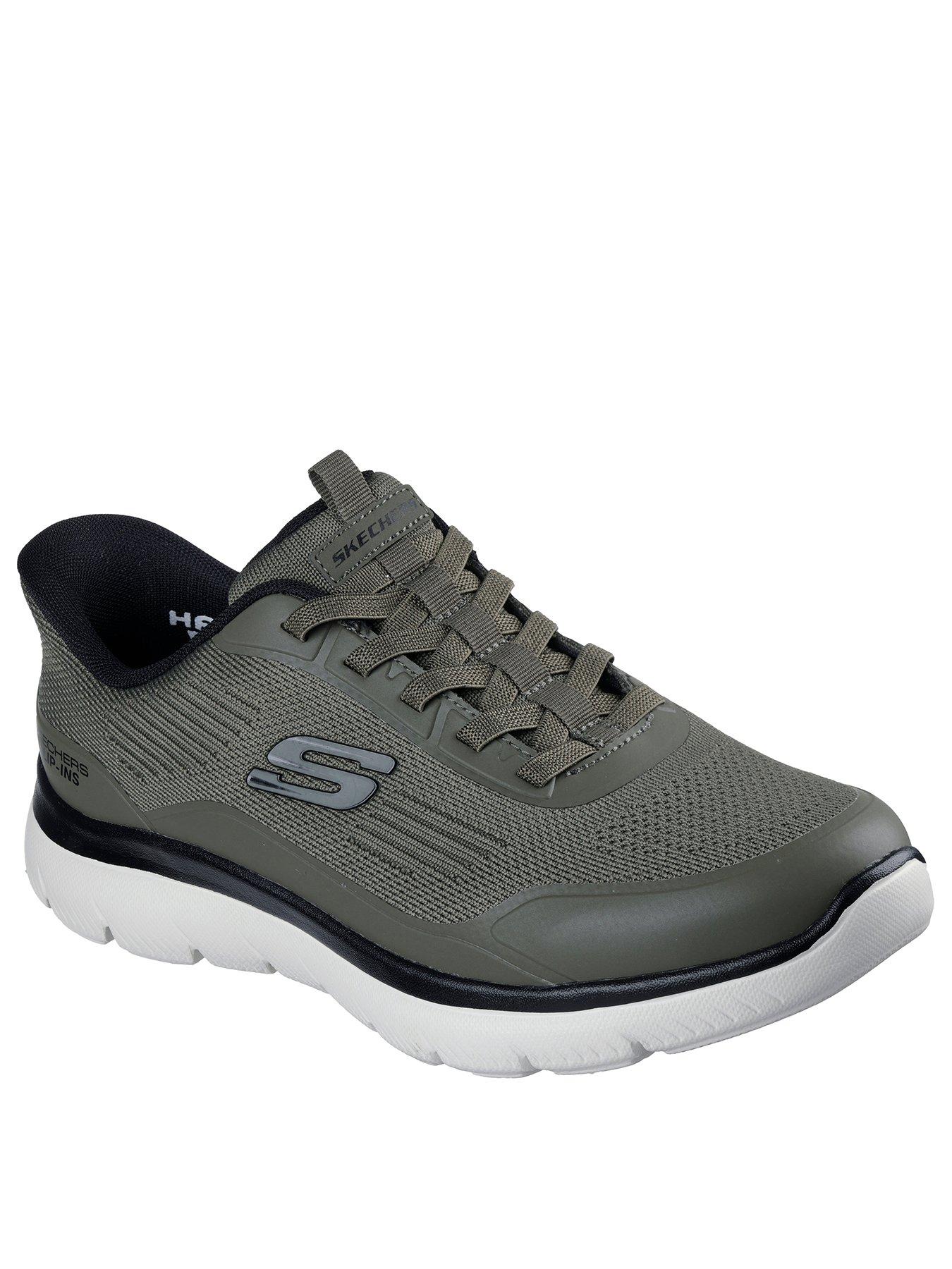 Image 2 of 5 of Skechers Summitsslip-Ins Engineered Knit Slip On Sneaker - Green