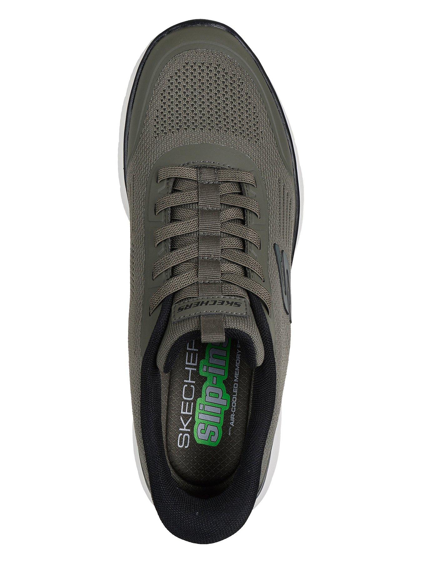 Image 3 of 5 of Skechers Summitsslip-Ins Engineered Knit Slip On Sneaker - Green