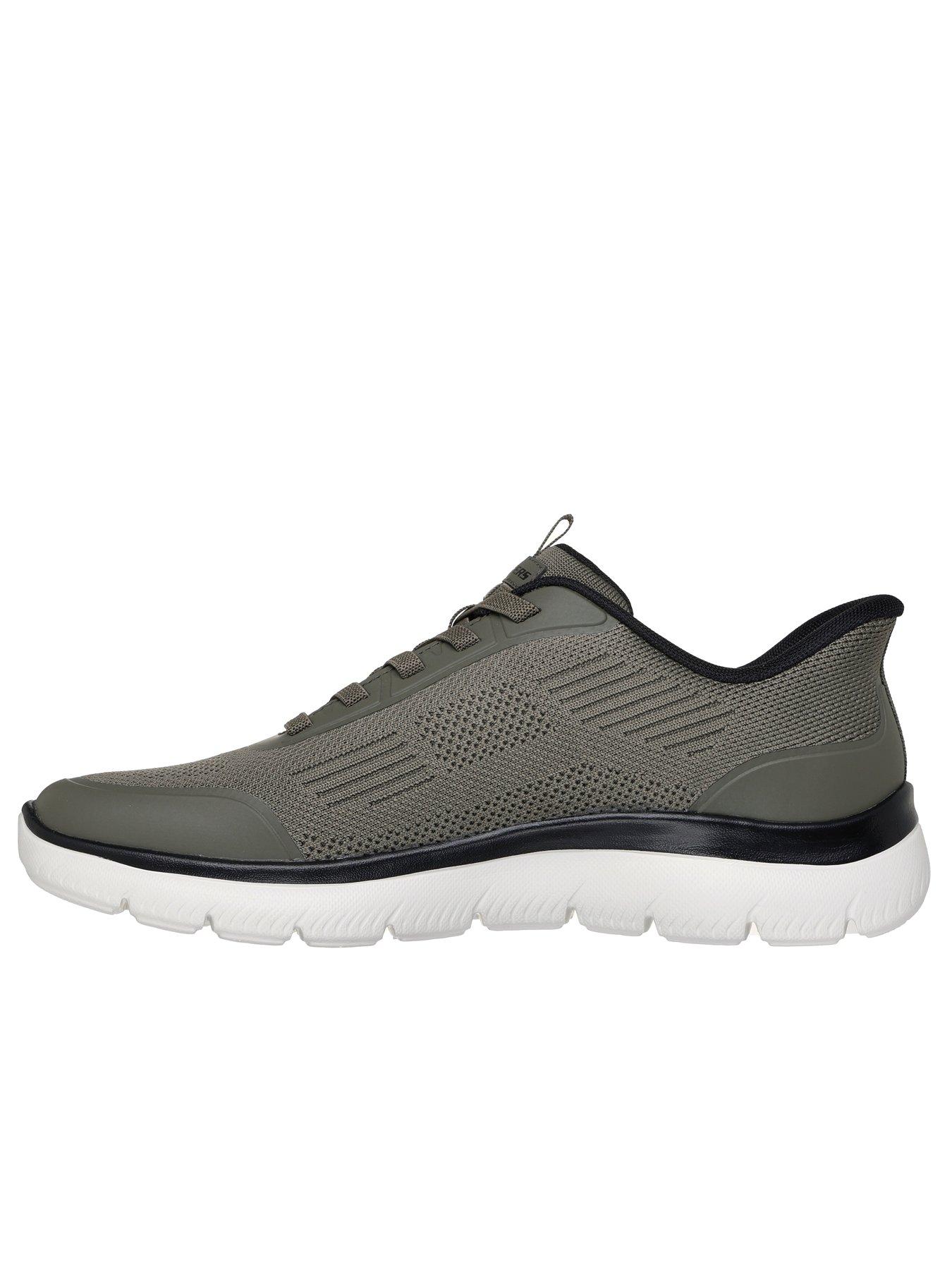 Image 5 of 5 of Skechers Summitsslip-Ins Engineered Knit Slip On Sneaker - Green