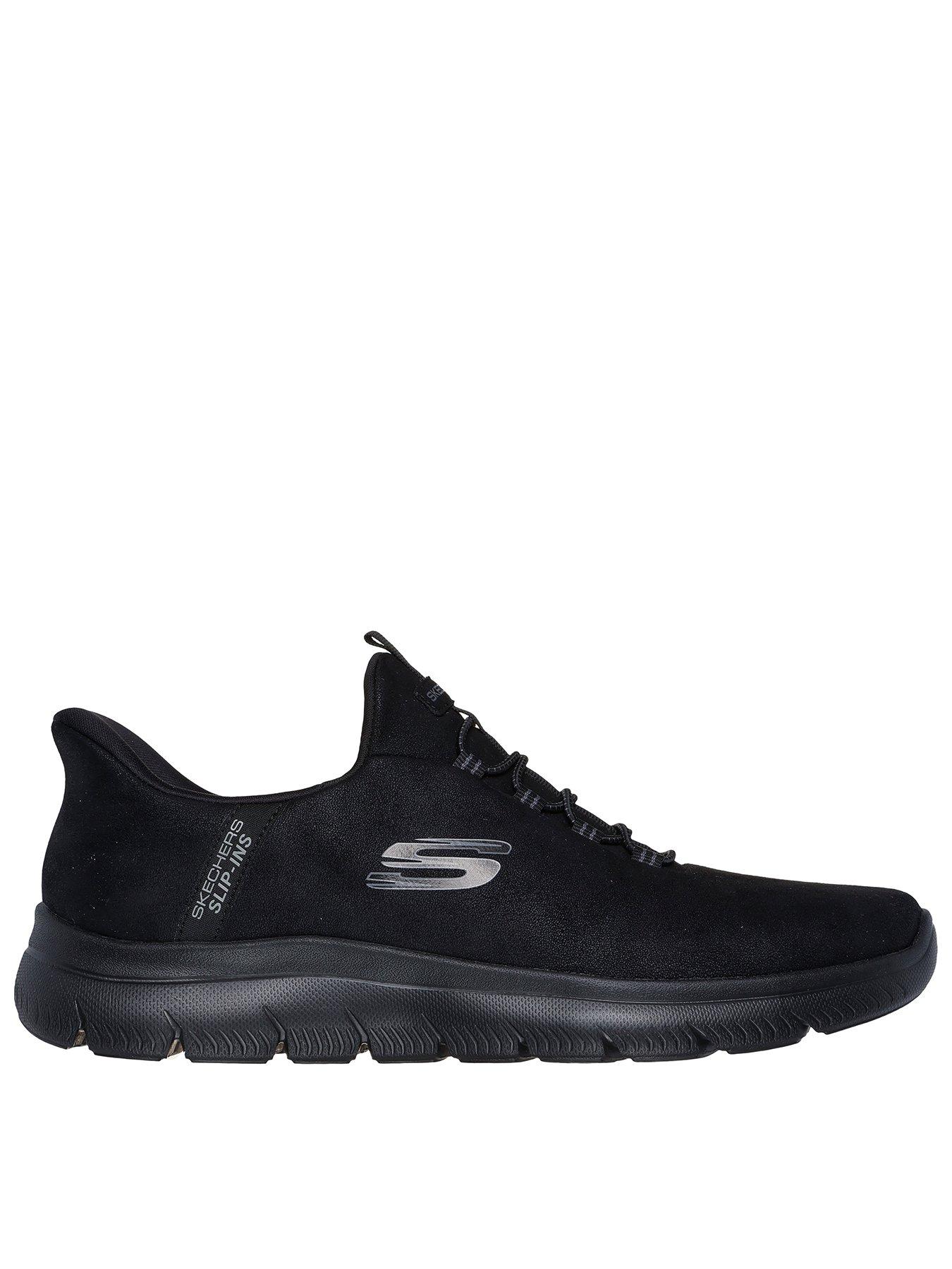 Skechers Bungee Slip-On Trainers - Black