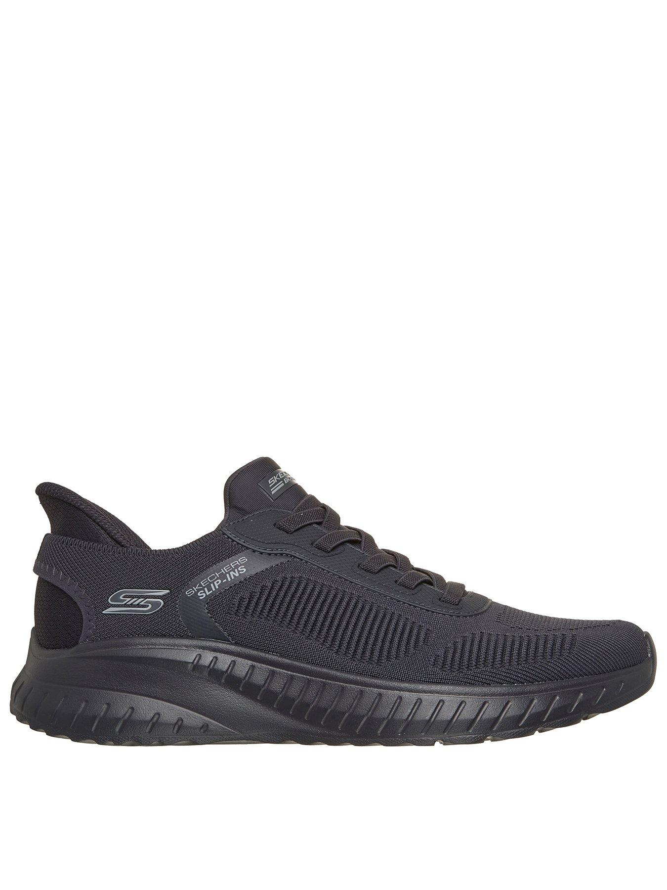 Skechers Bungee Slip-On Trainers - Dark Grey