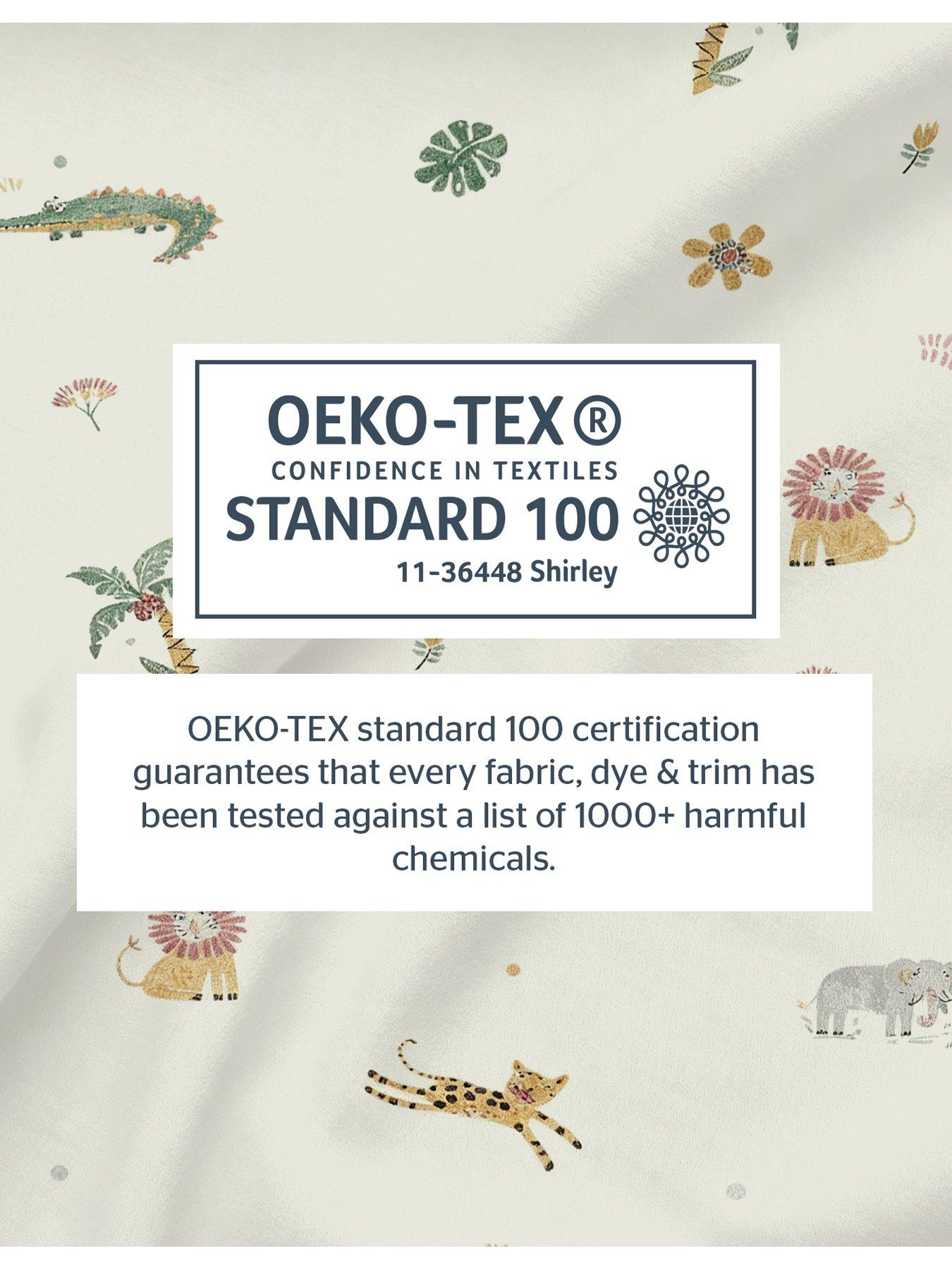  image of silentnight-safe-nights-fitted-sheet-cot-bed-safari-2-pack