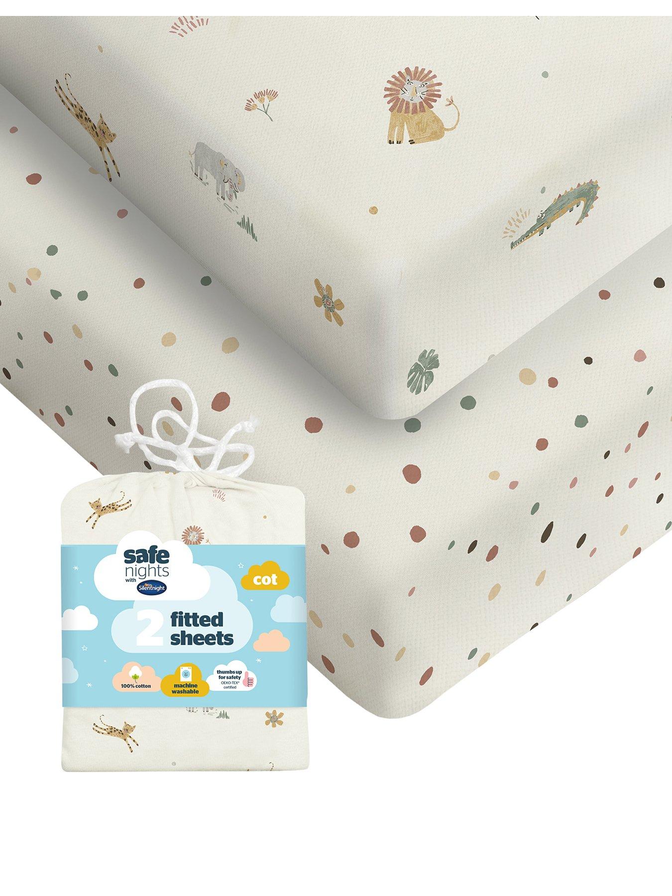 silentnight-safe-nights-fitted-sheet-cot-safari-2-pack