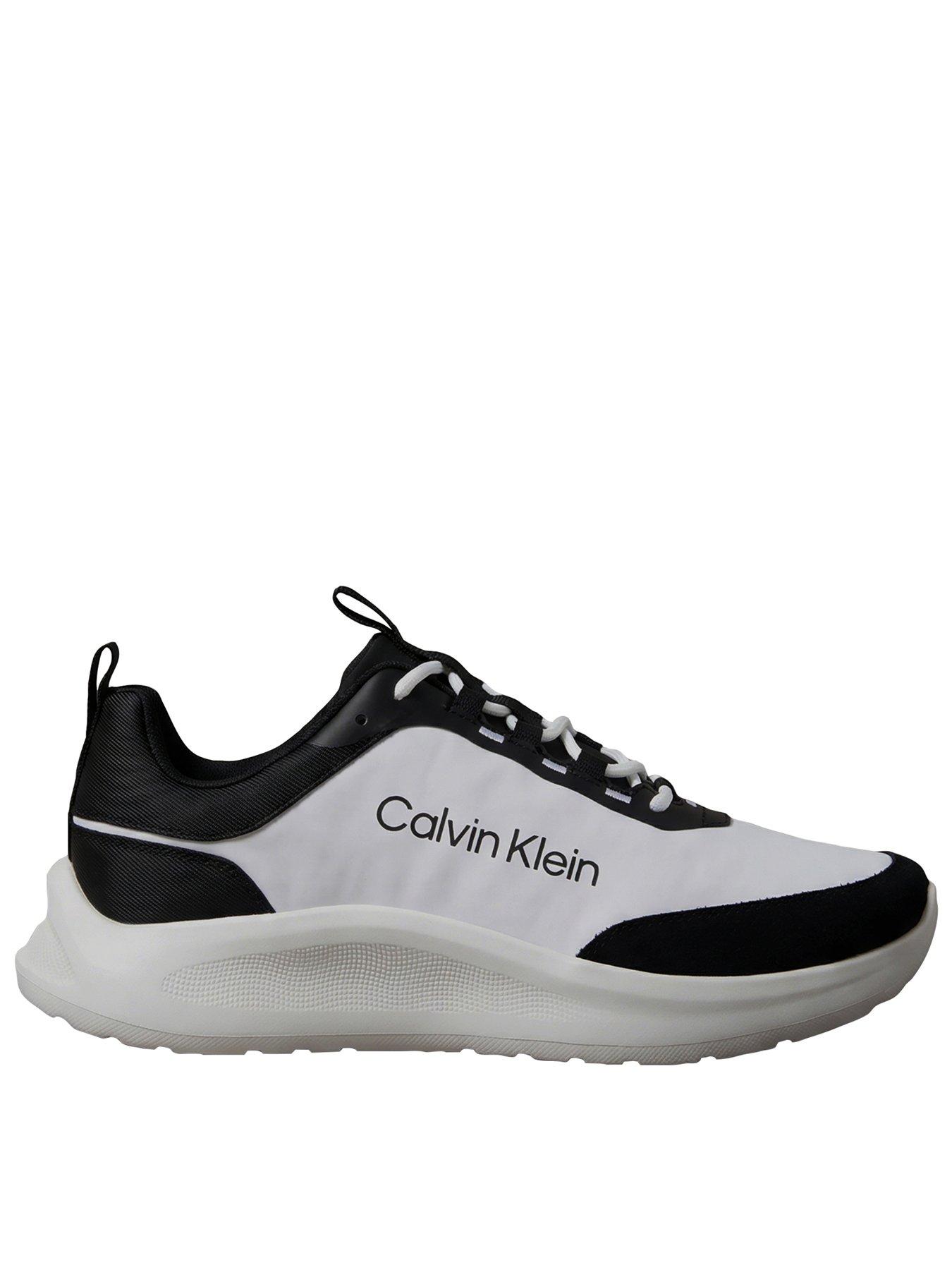 Calvin Klein Light Ev Logo Runners - White/Black
