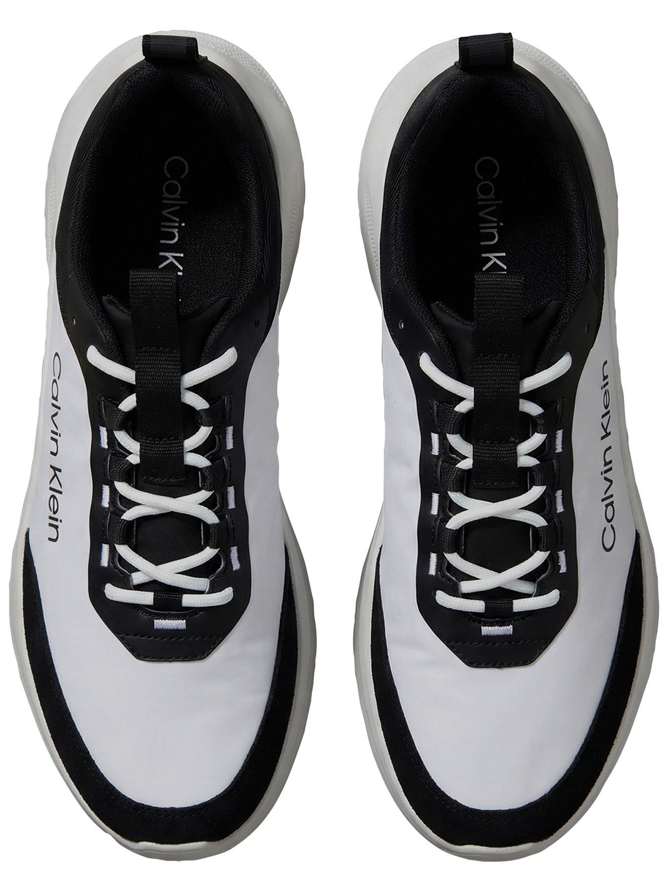 Image 3 of 5 of Calvin Klein Light Ev Logo Runners - White/Black