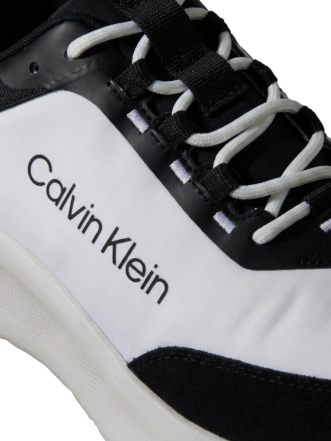 Image 5 of 5 of Calvin Klein Light Ev Logo Runners - White/Black