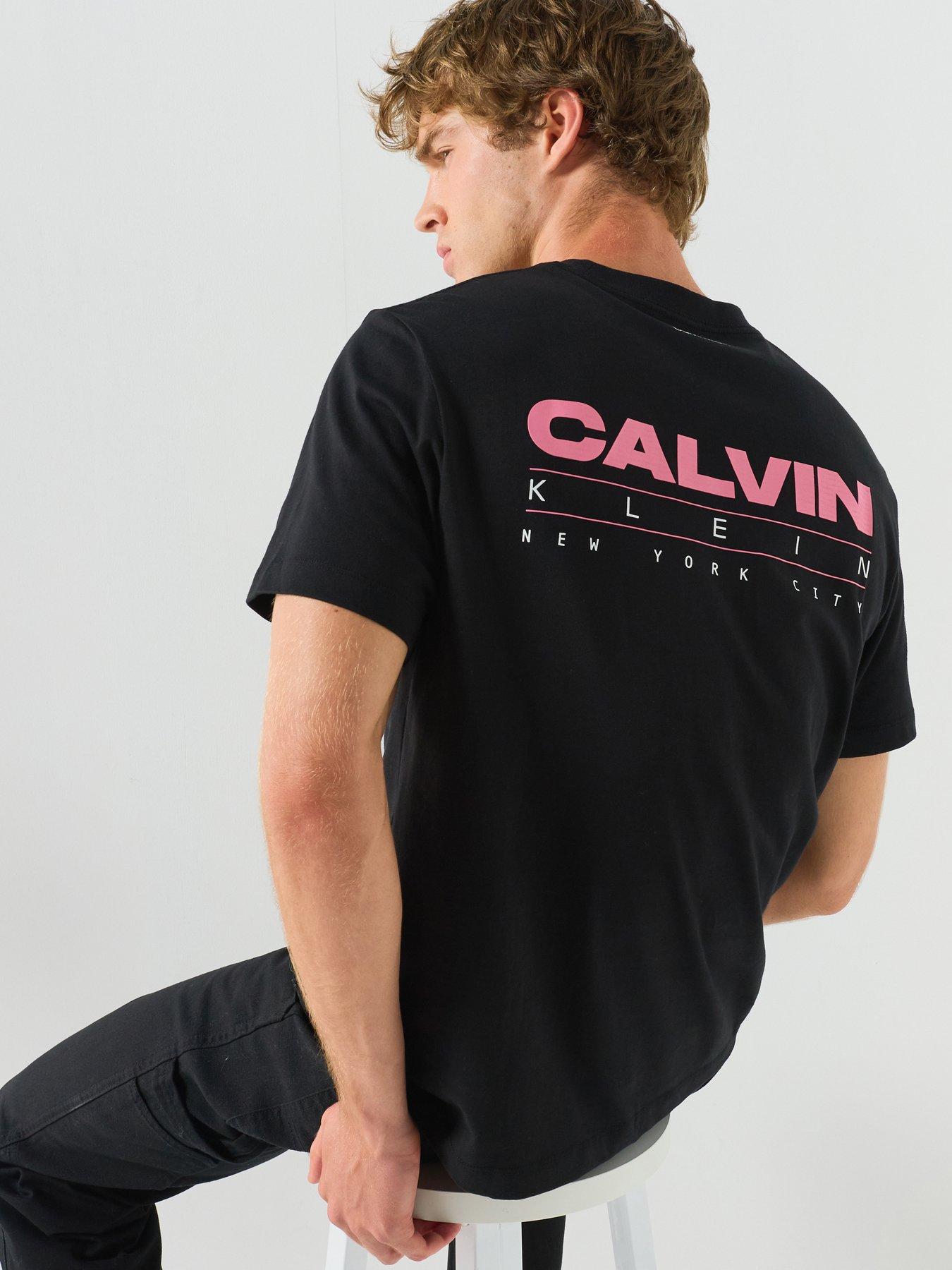 Calvin Klein Jeans Calvin Klein Jeans Disc Stack Back Graphic T-shirt - Black