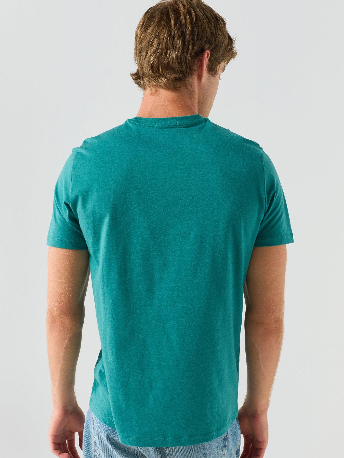 Image 2 of 6 of Calvin Klein Jeans Badge Classic T-Shirt - Green