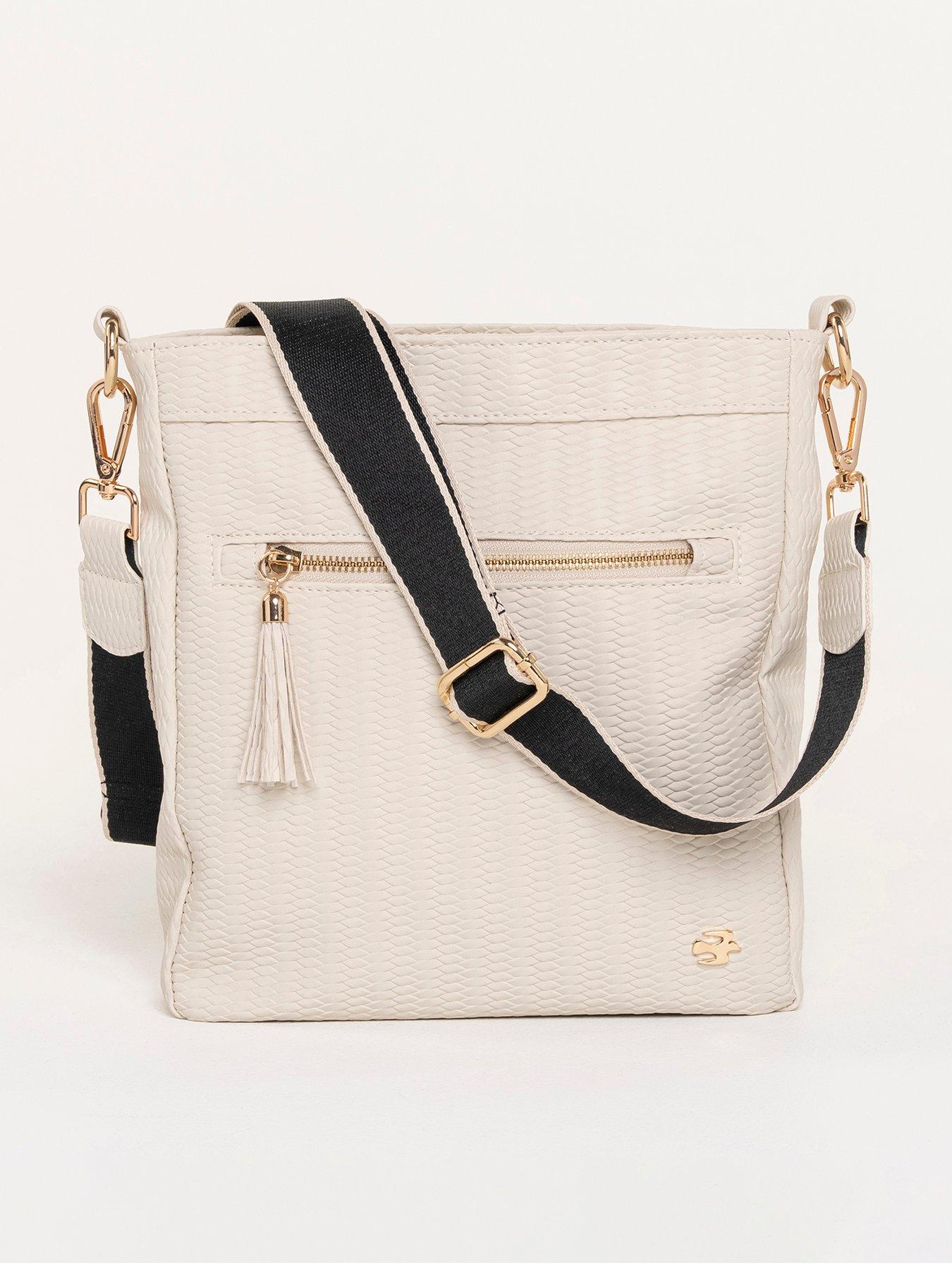 Brakeburn Sierra Cream Cross Body Bag - Stone