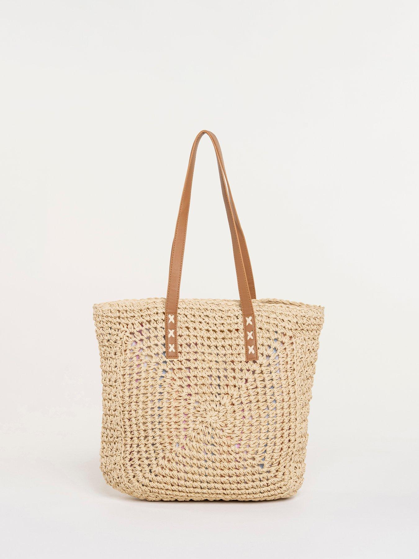 stillFront image of brakeburn-pom-pom-beach-bag