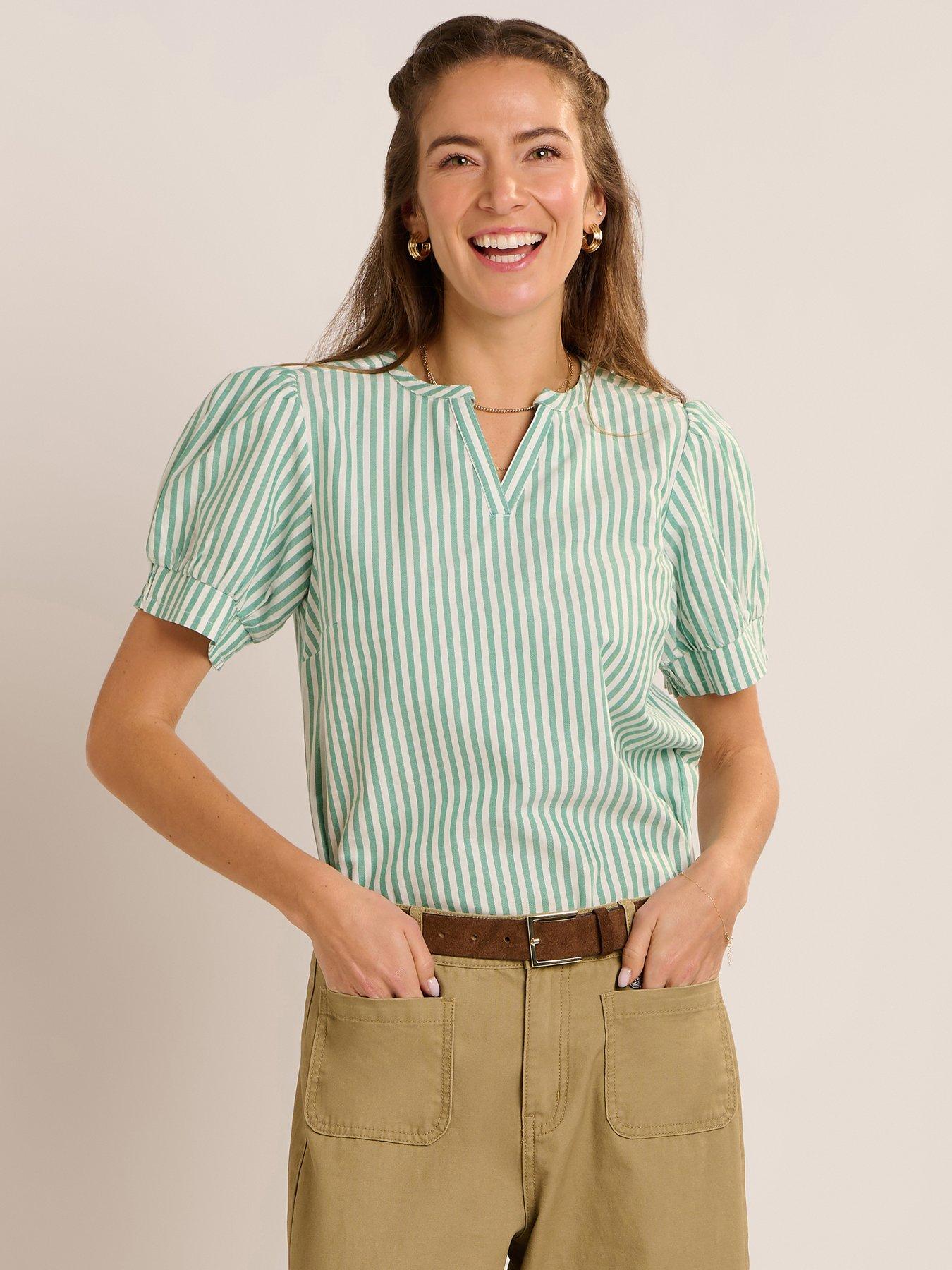 Brakeburn Bruni Blouse - Green