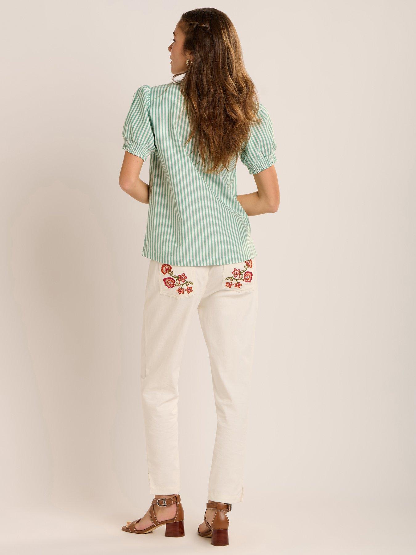  image of brakeburn-bruni-blouse-green