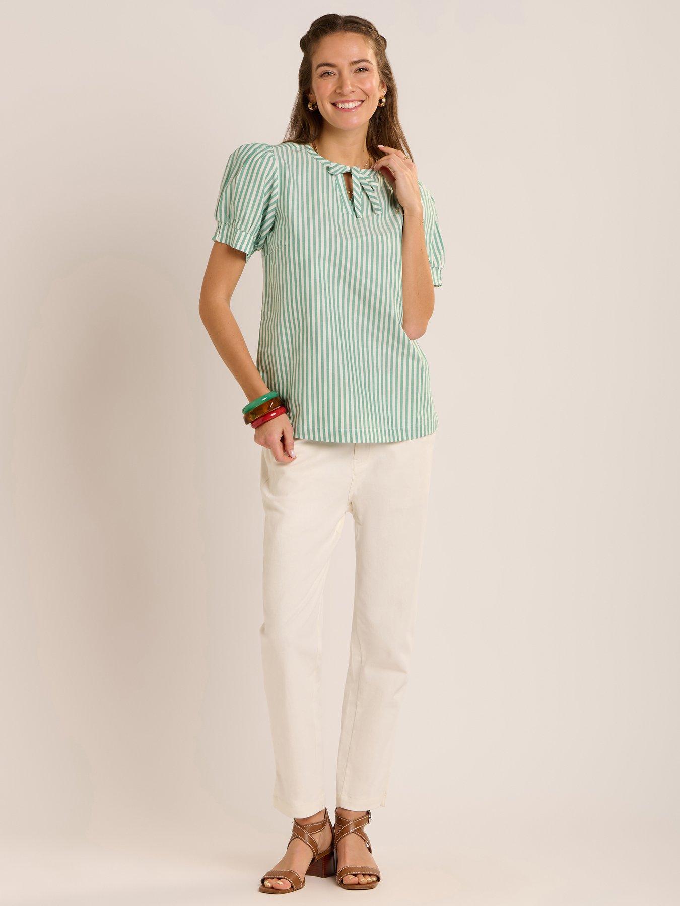  image of brakeburn-bruni-blouse-green