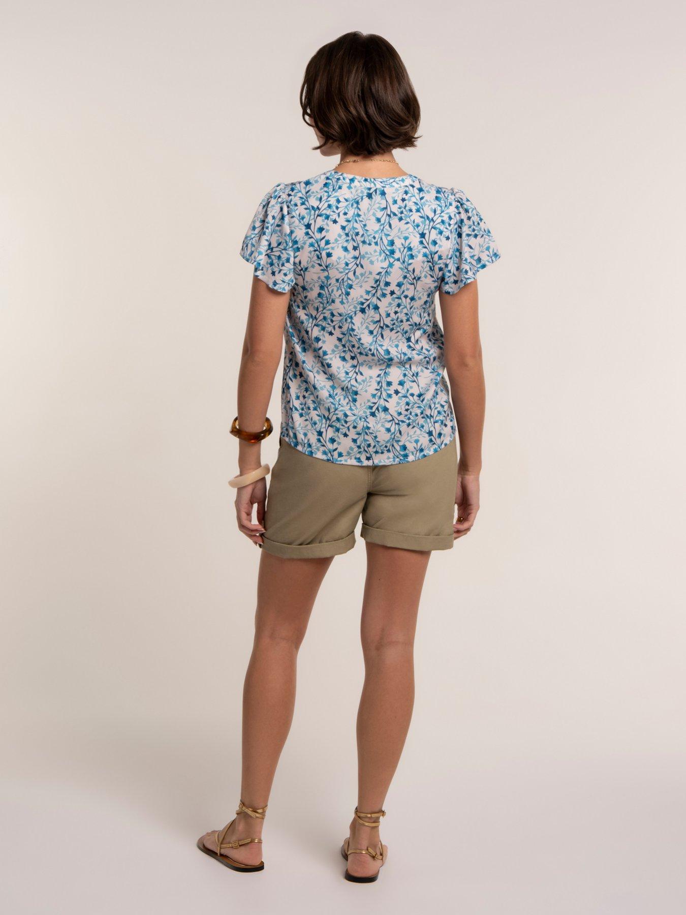stillFront image of brakeburn-bianca-blouse-cream