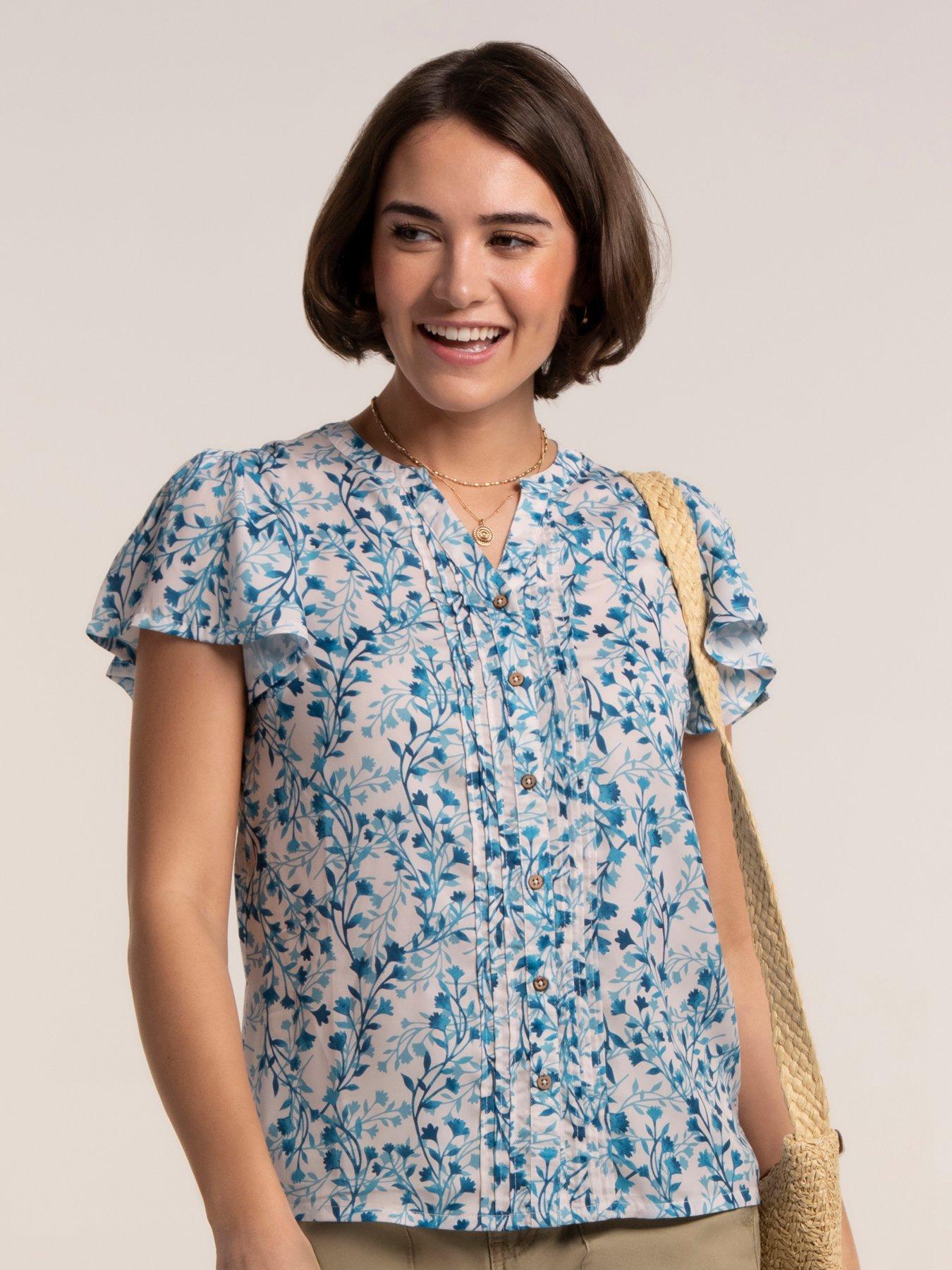  image of brakeburn-bianca-blouse-cream