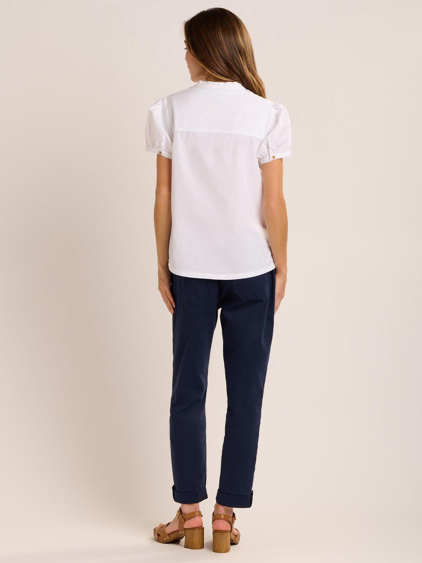 image of brakeburn-hope-blouse-white