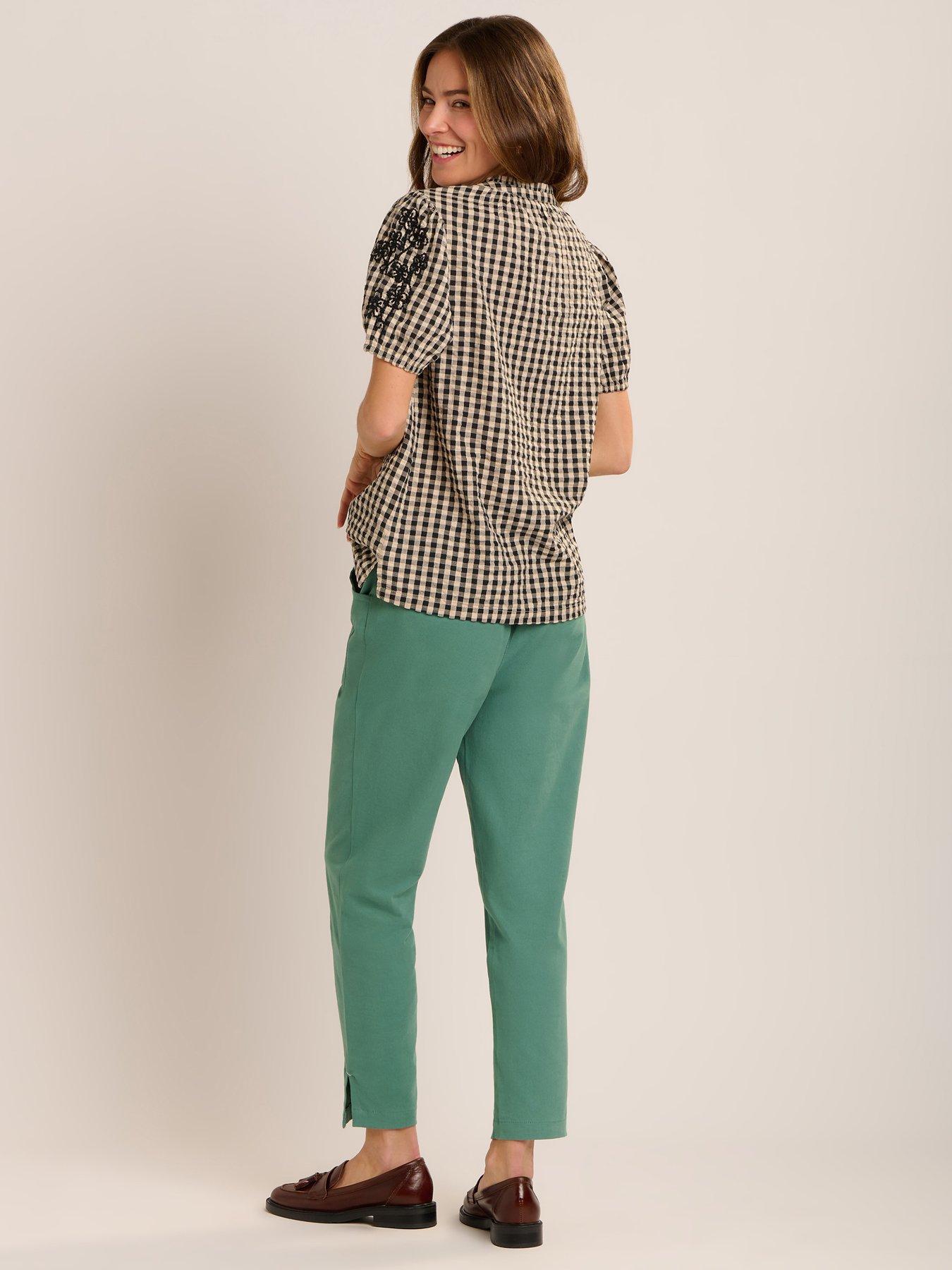 stillFront image of brakeburn-maria-blouse-navy