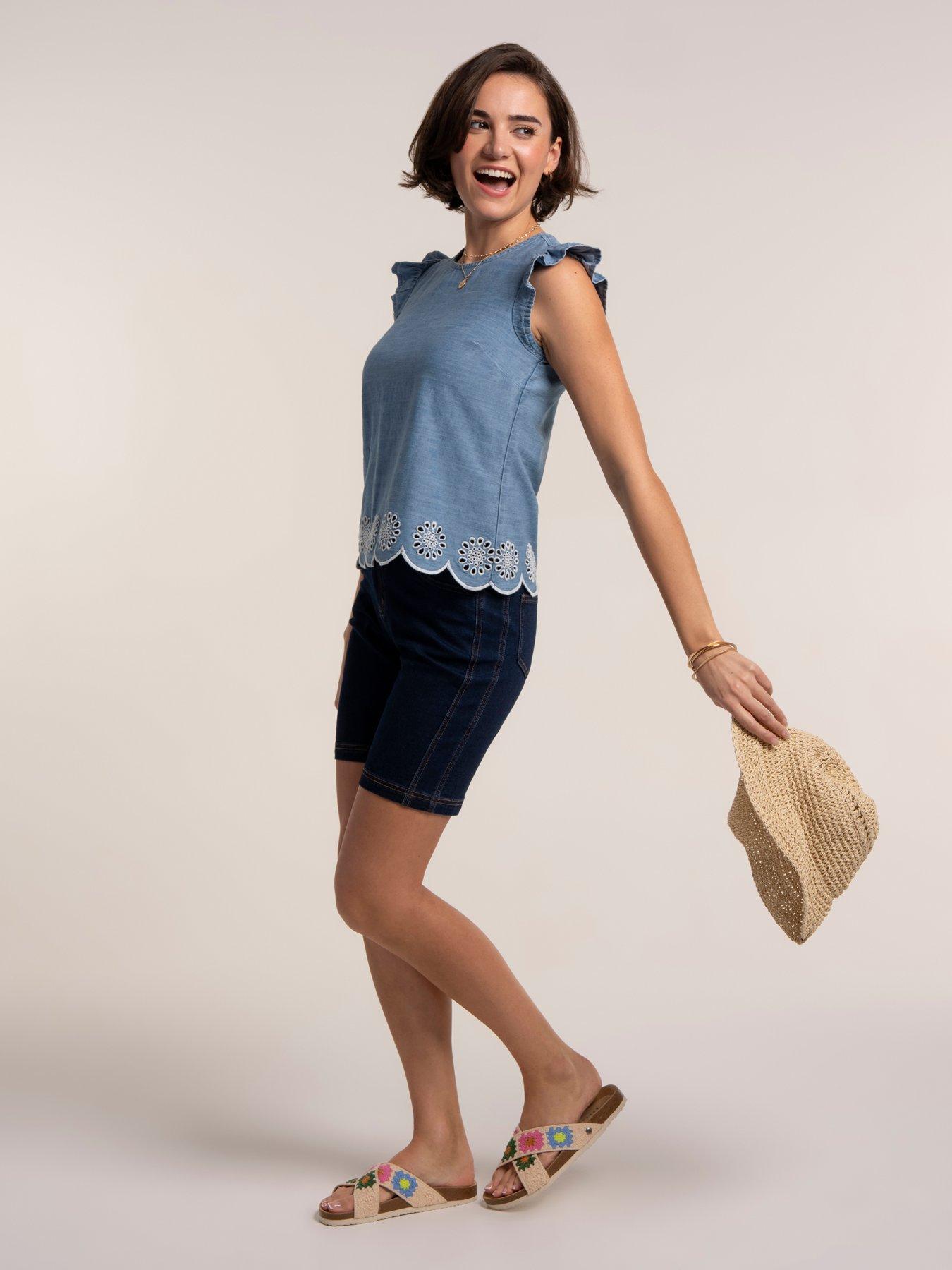 Image 4 of 7 of Brakeburn Ipanema Blouse - Blue