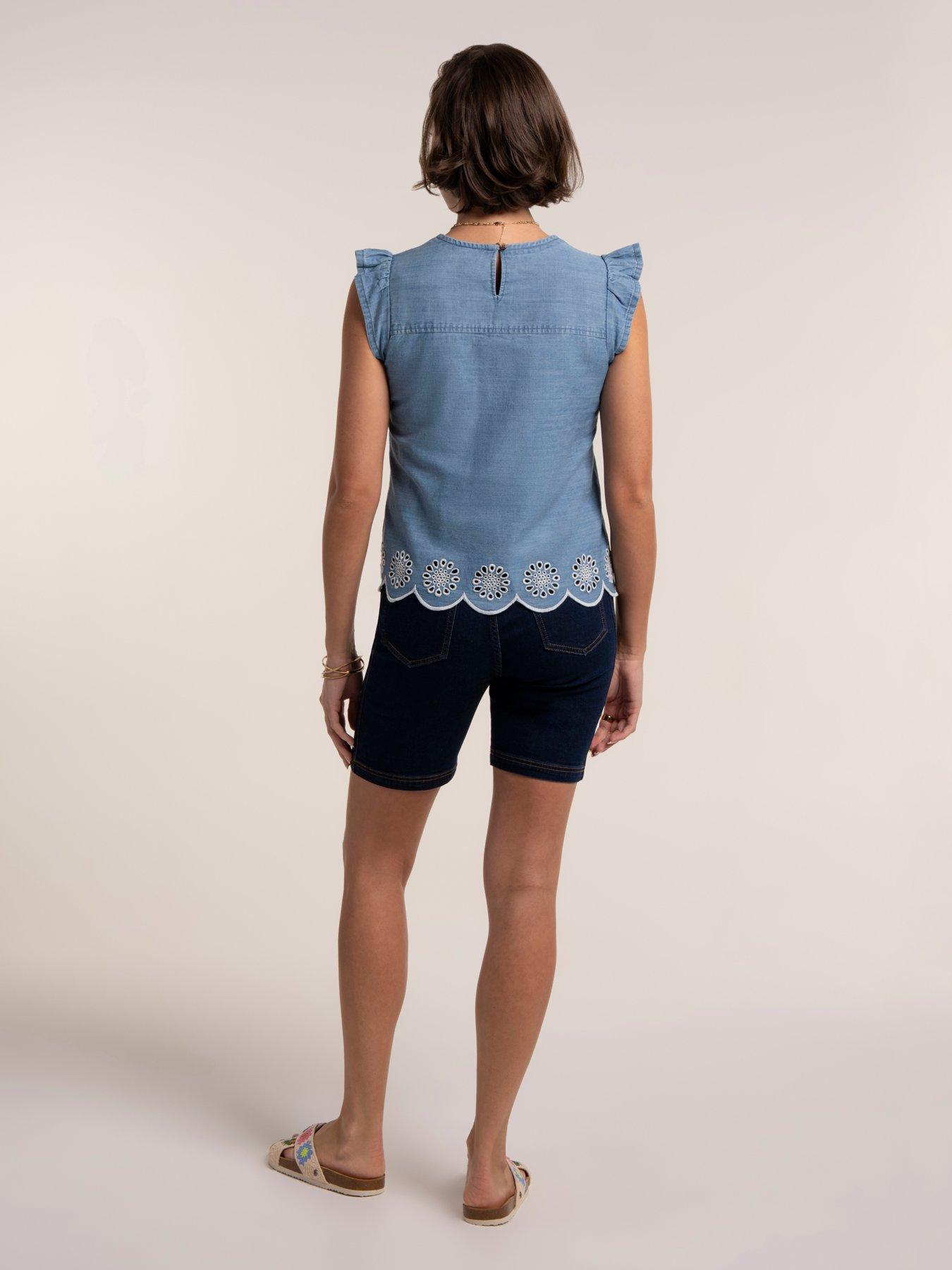 Image 6 of 7 of Brakeburn Ipanema Blouse - Blue
