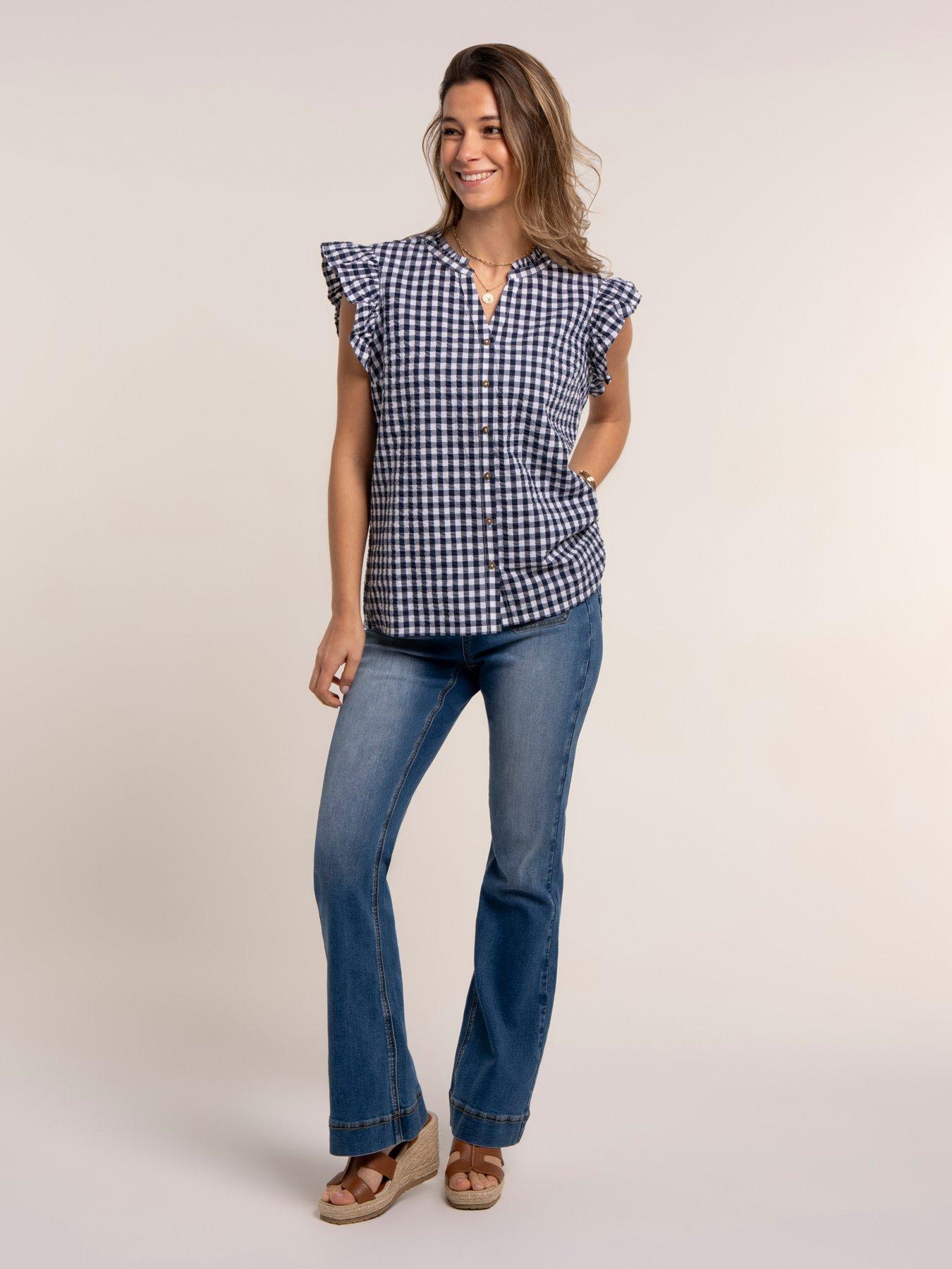 Image 6 of 7 of Brakeburn Bia Blouse - Navy