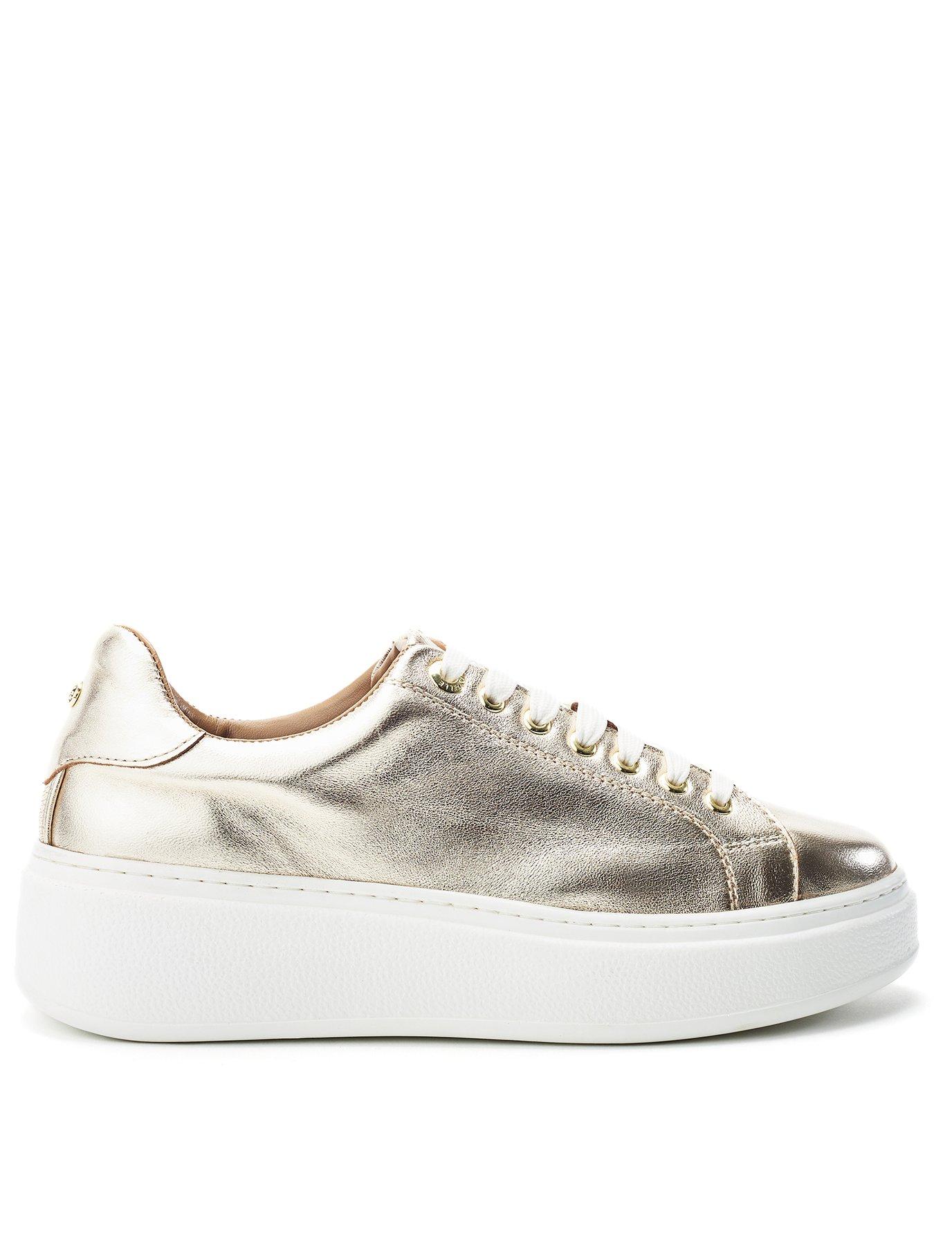 moda-in-pelle-cherrie-gold-leather-slab-sole-trainer