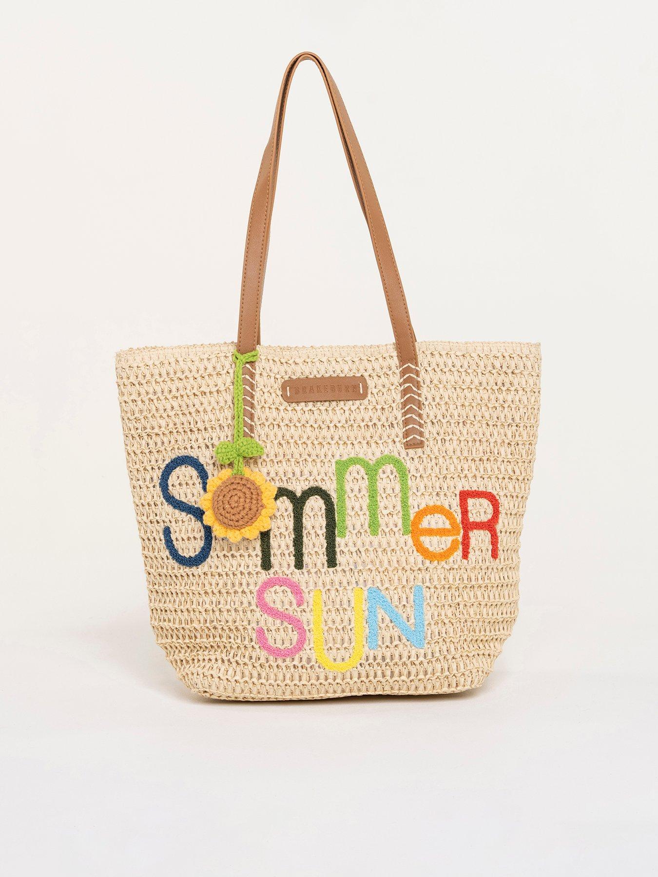 front image of brakeburn-summer-sun-beach-bag