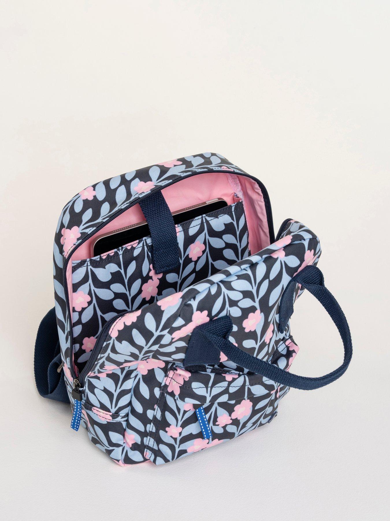 stillFront image of brakeburn-midnight-vine-backpack-blue