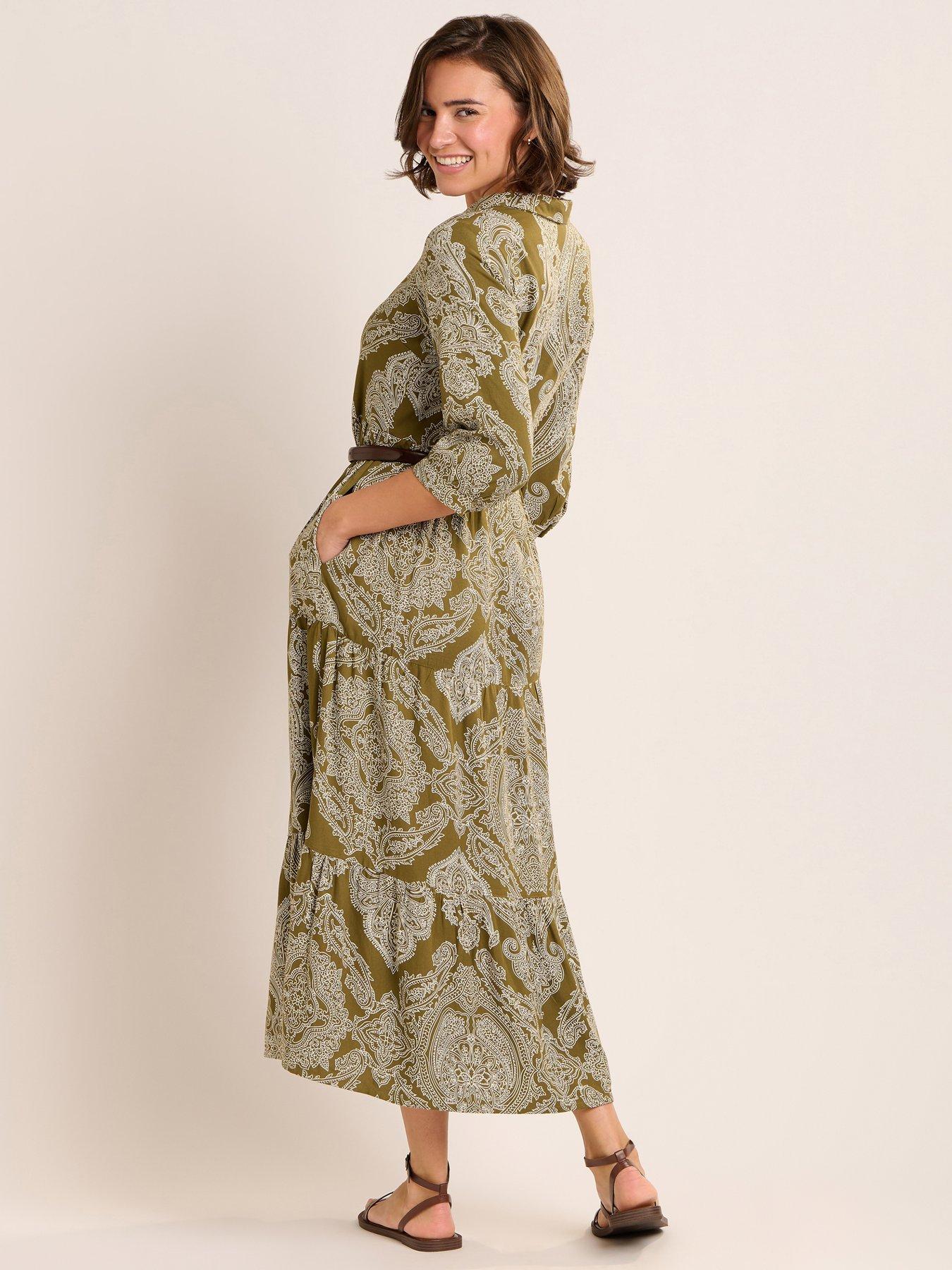  image of brakeburn-chara-dress-green