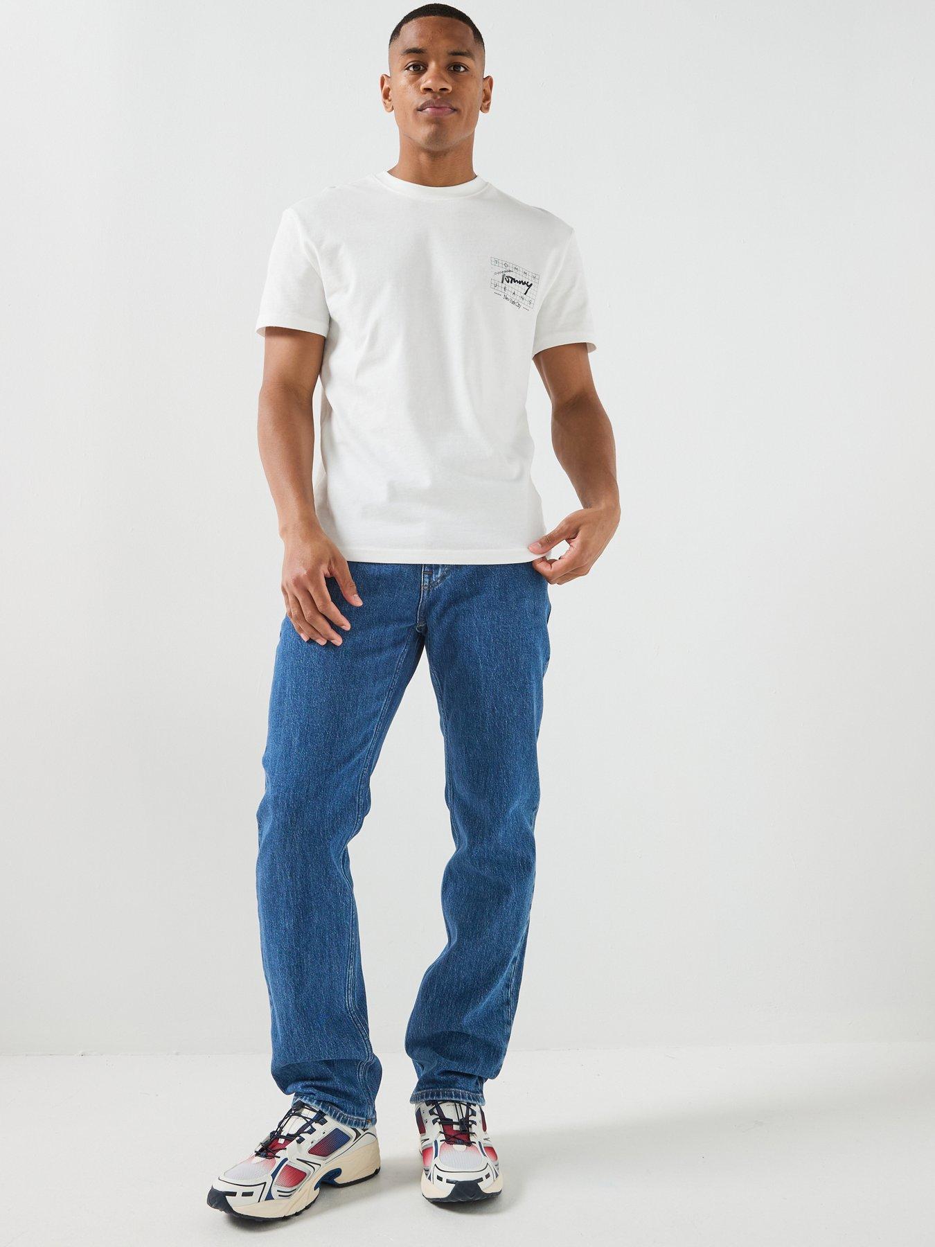 Image 5 of 6 of Tommy Jeans Tommy Jeans Ryan Slim Straight Jeans - Blue
