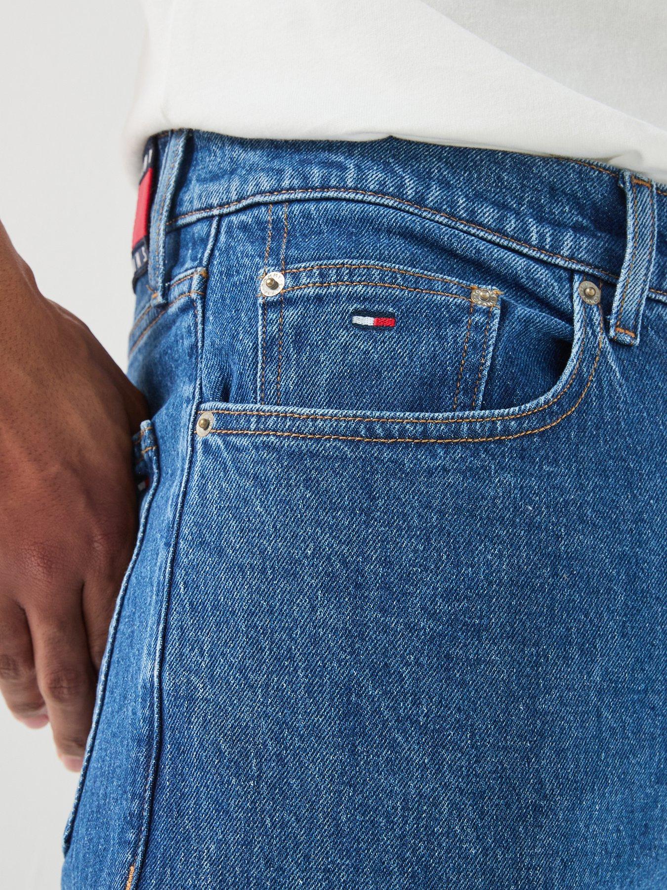 Image 6 of 6 of Tommy Jeans Tommy Jeans Ryan Slim Straight Jeans - Blue