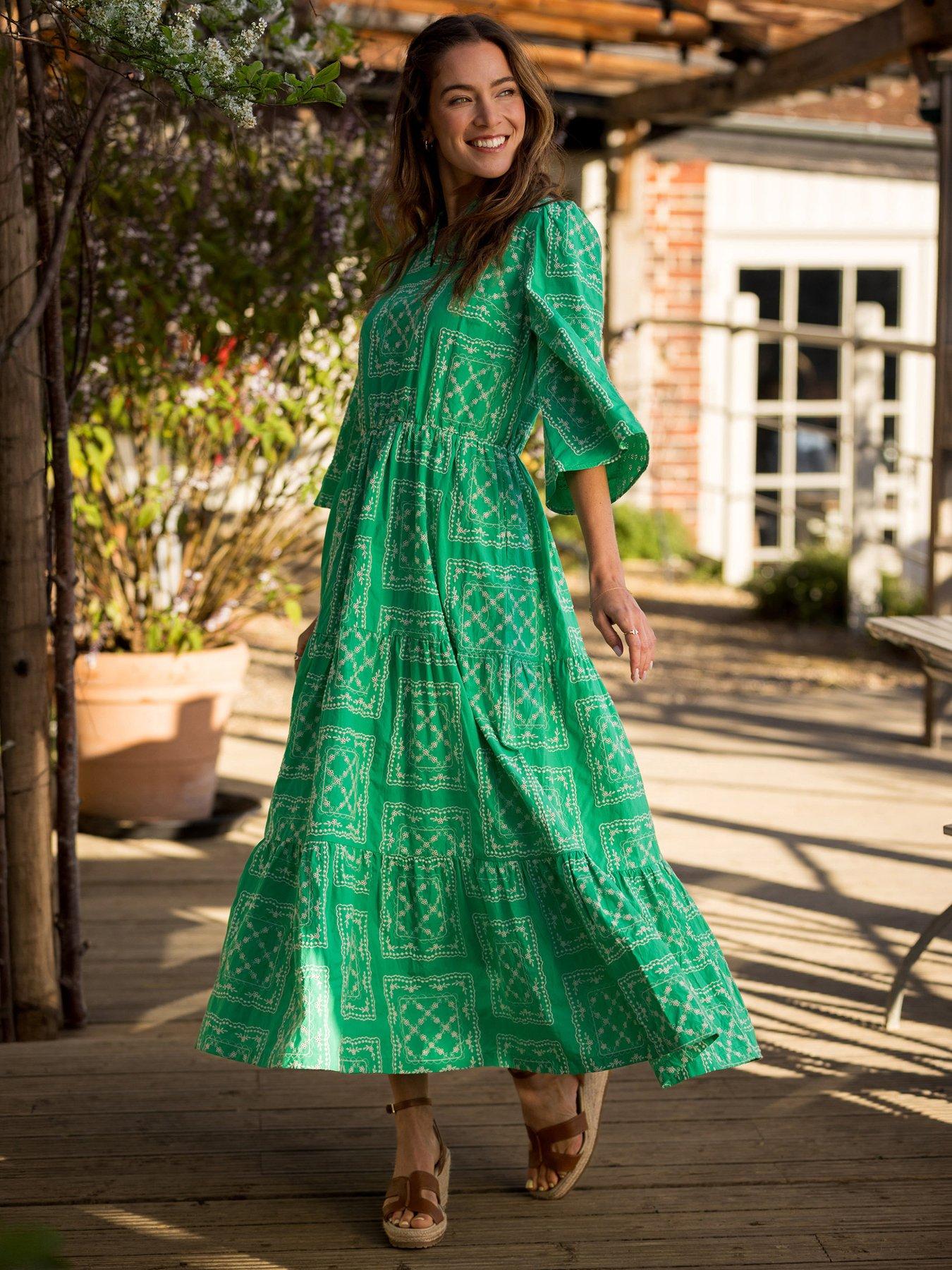 Brakeburn Clarisa Dress - Green
