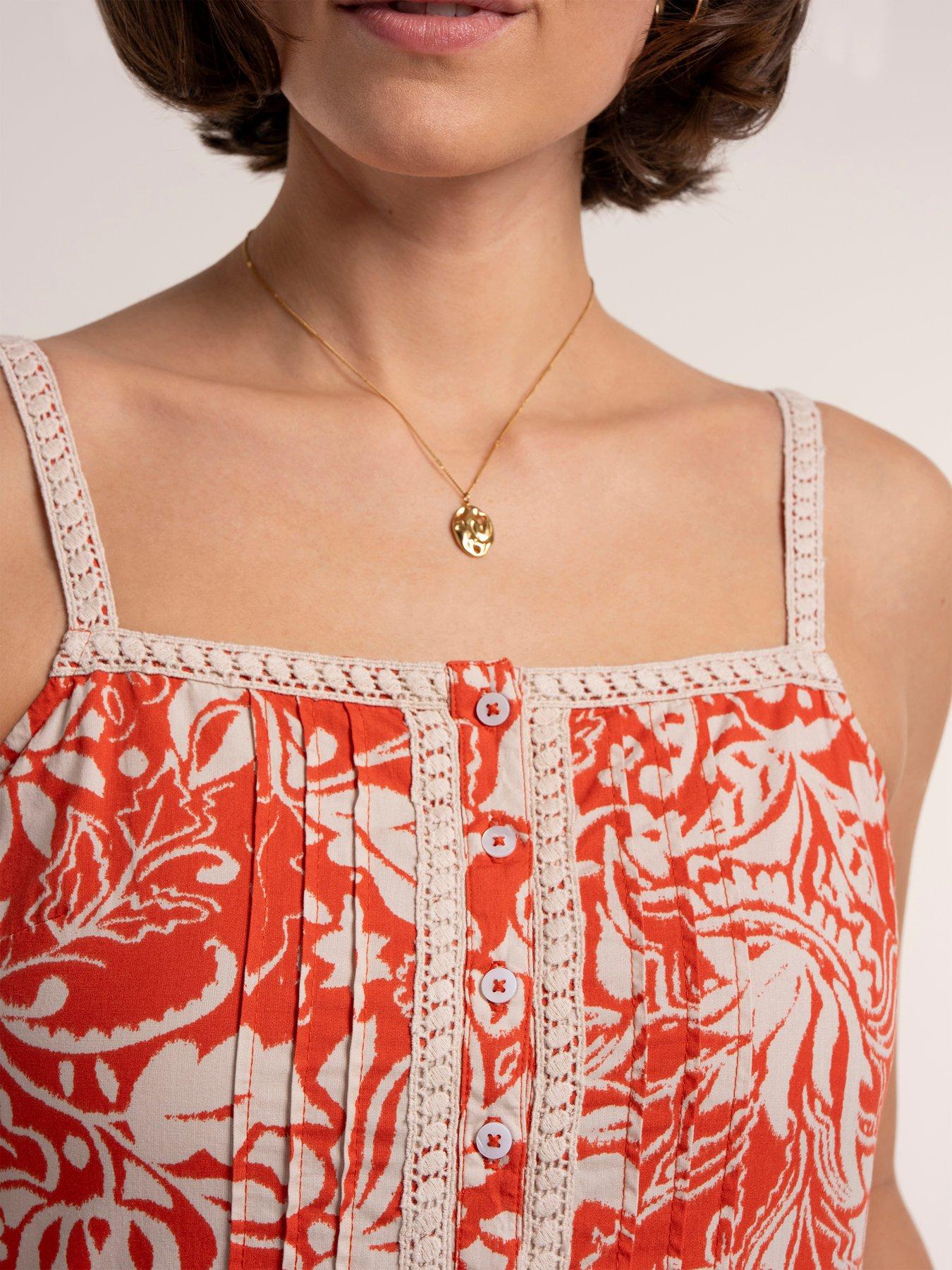 Image 7 of 7 of Brakeburn Catarina Dress - Orange
